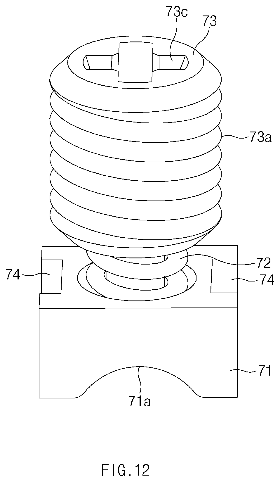 Patent US12104420 Figure 12 – Vehicle hinge driving apparatus