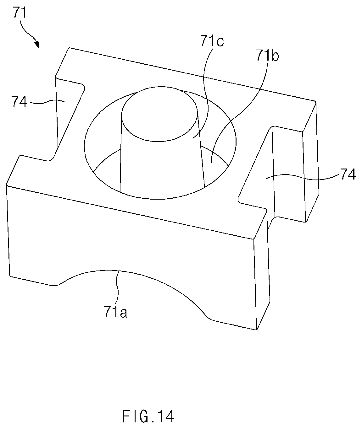 Patent US12104420 Figure 14 – Vehicle hinge driving apparatus