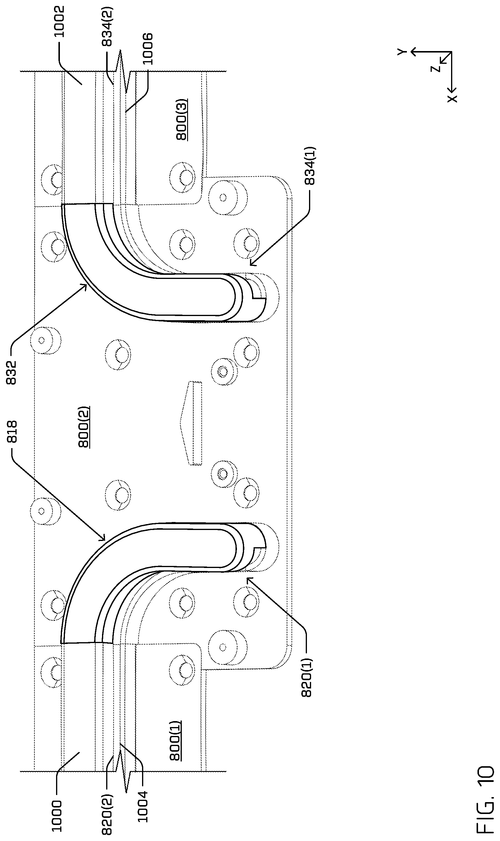 Patent US12104422 Figure 17 – Multi-carriage door actuator mechanism