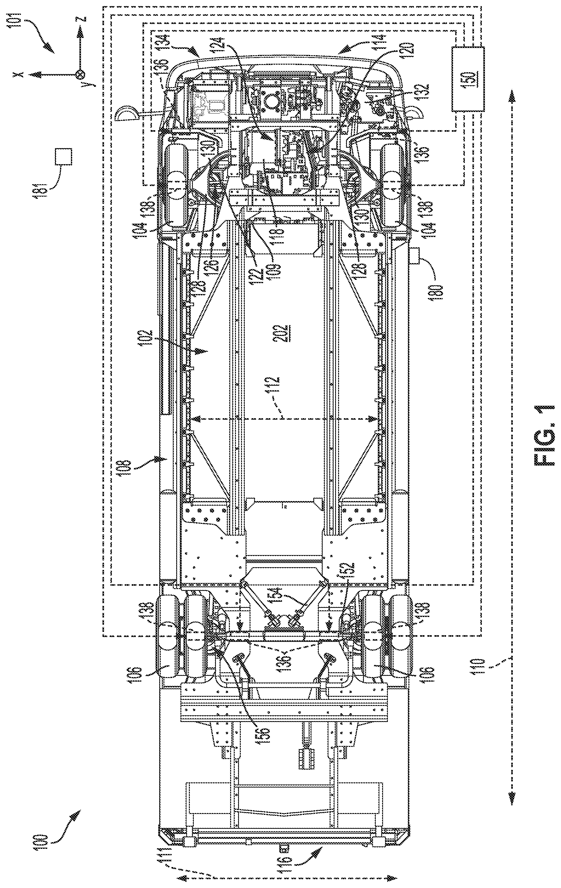 Patent US12104426 Figure 1 – Automated door system