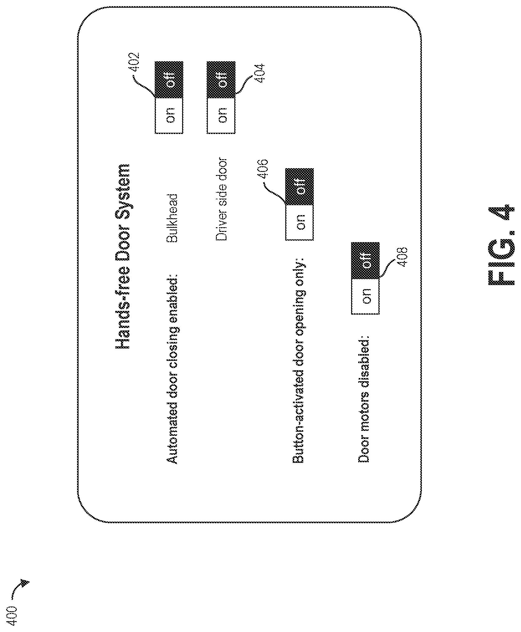Patent US12104426 Figure 5 – Automated door system