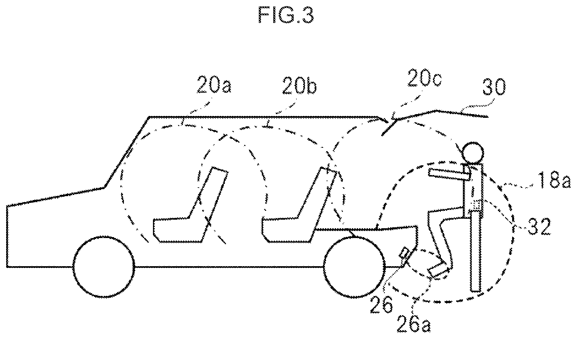 Patent US12104427 Figure 3 – Vehicle control device, vehicle control system, vehicle control method, and storage medium