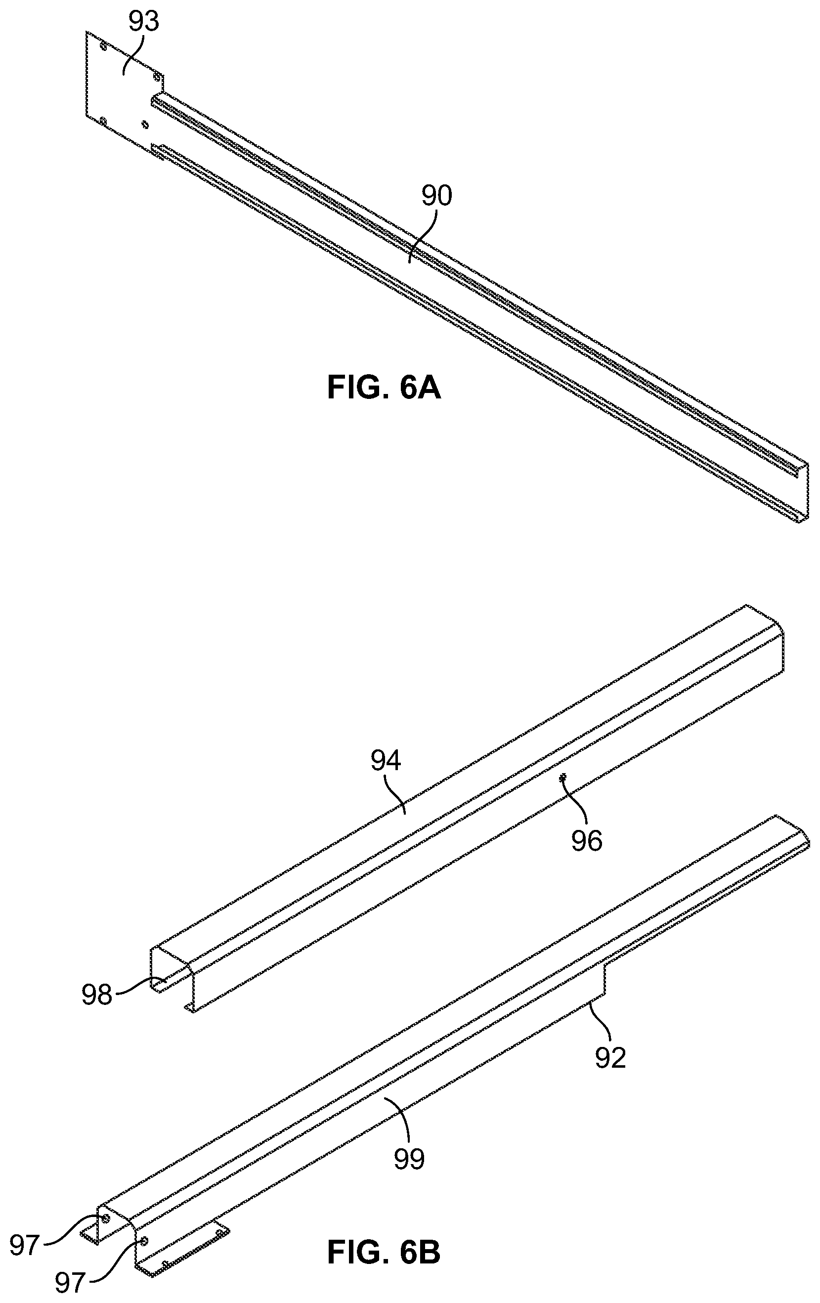 Patent US12104430 Figure 6 – Room access control system with barrier arm having downwardly extending fan assembly