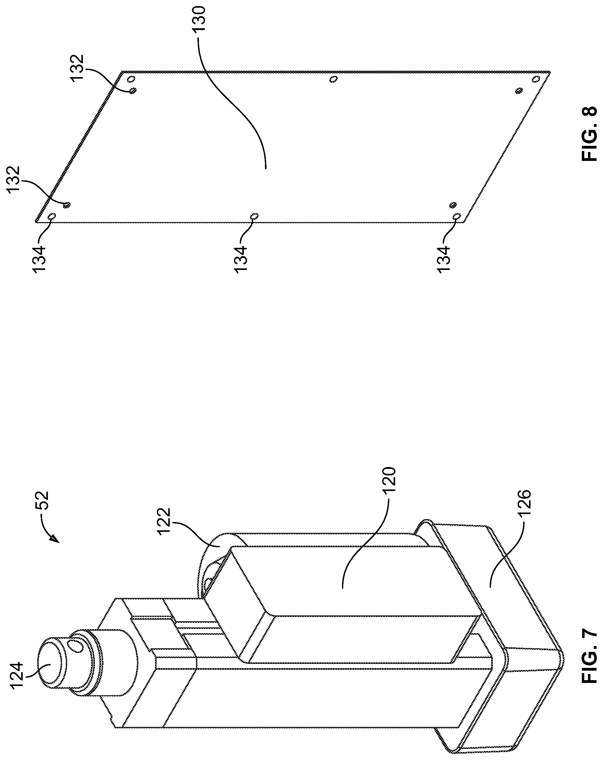 Patent US12104430 Figure 8 – Room access control system with barrier arm having downwardly extending fan assembly