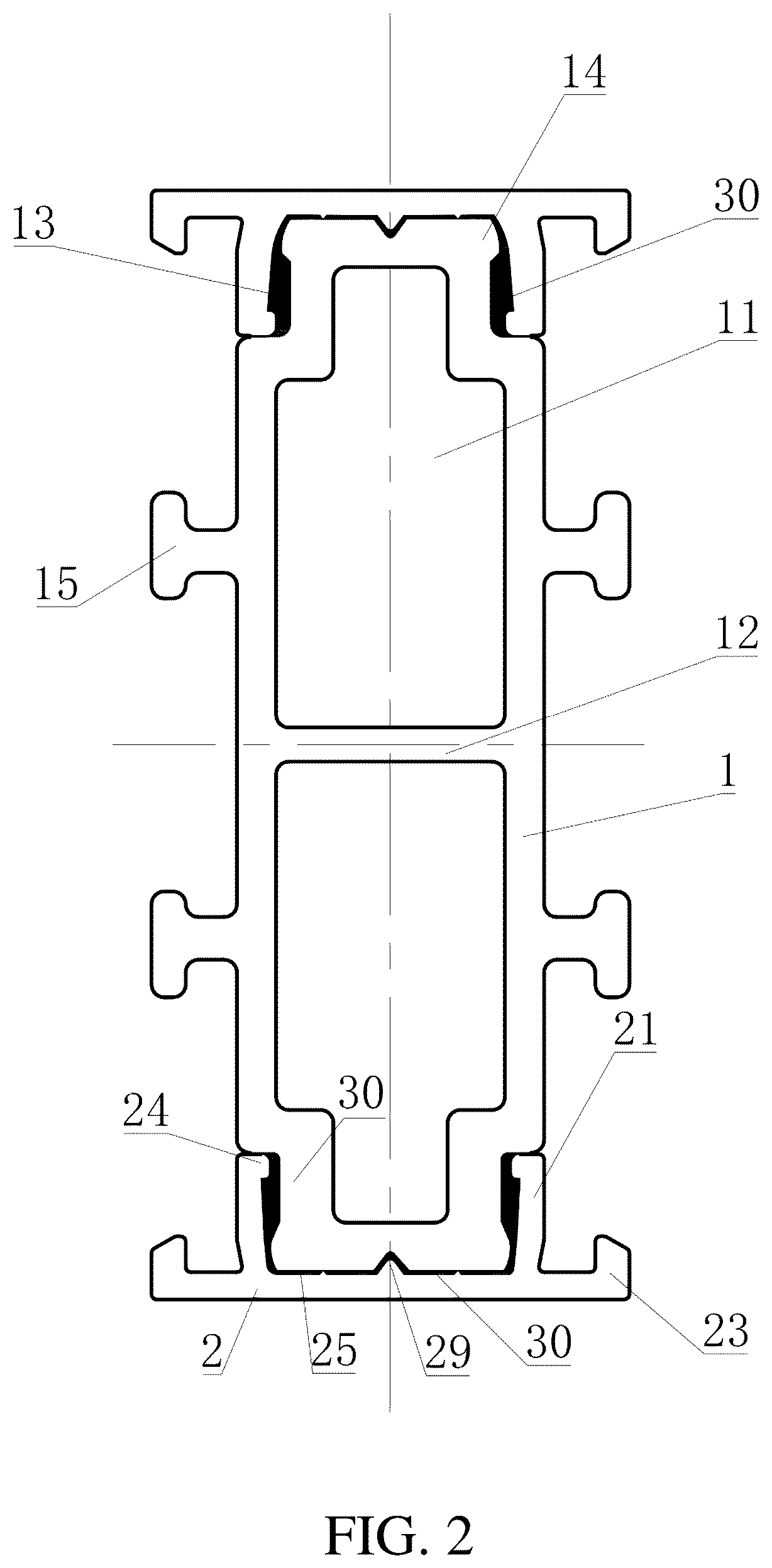 Patent US12104431 Figure 2 – Composite aluminum alloy profile and preparation method therefor
