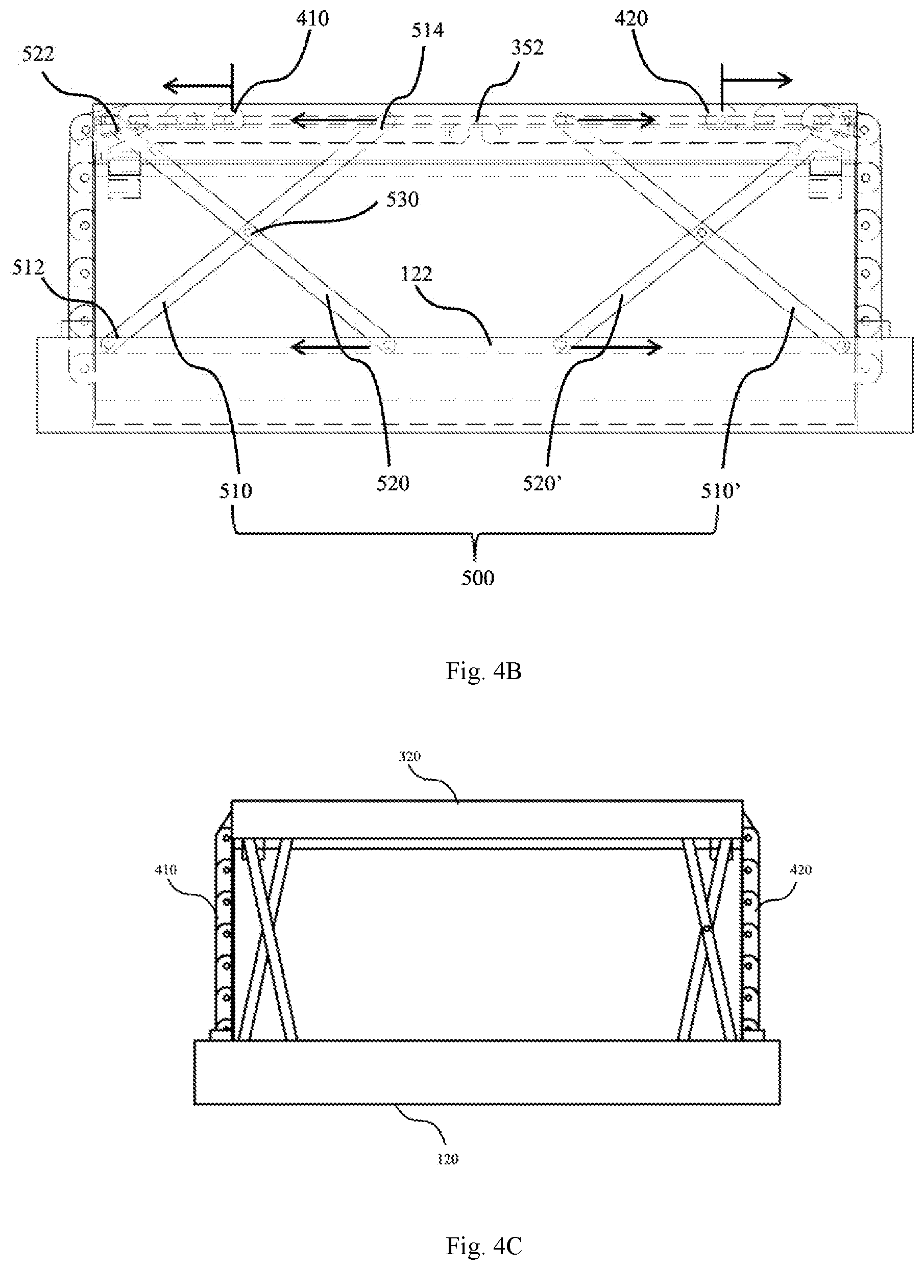 Patent US12104434 Figure 6 – Hideable bay window