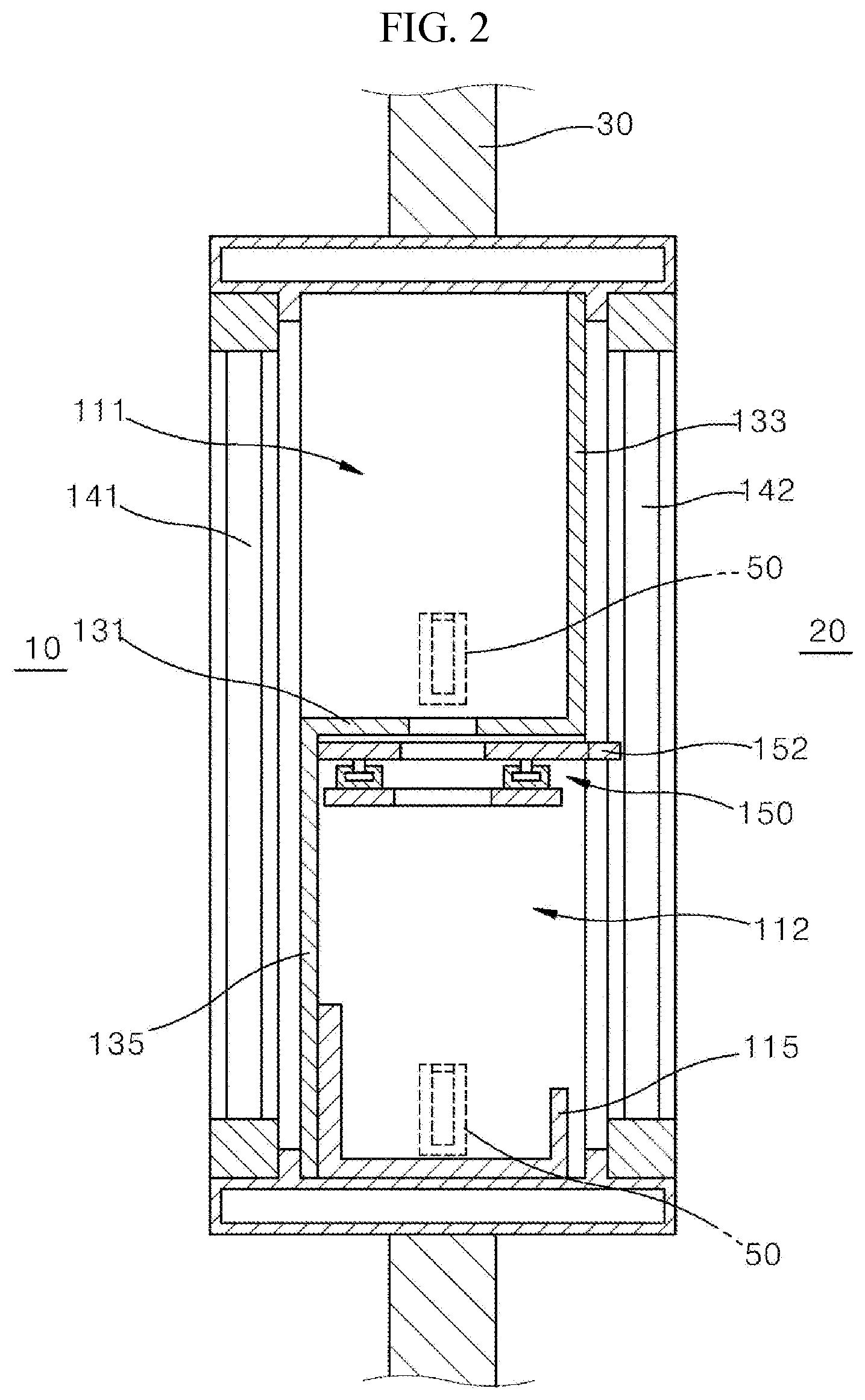 Patent US12104435 Figure 2 – Non-contact safety relaying apparatus for transferring object