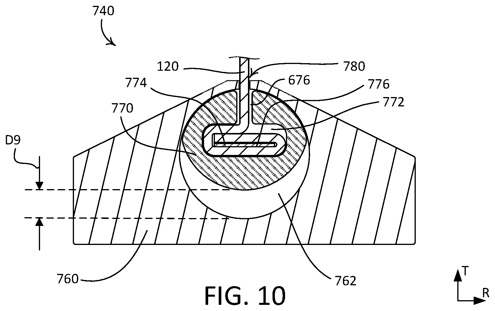 Patent US12104437 Figure 10 – Window treatment hembar