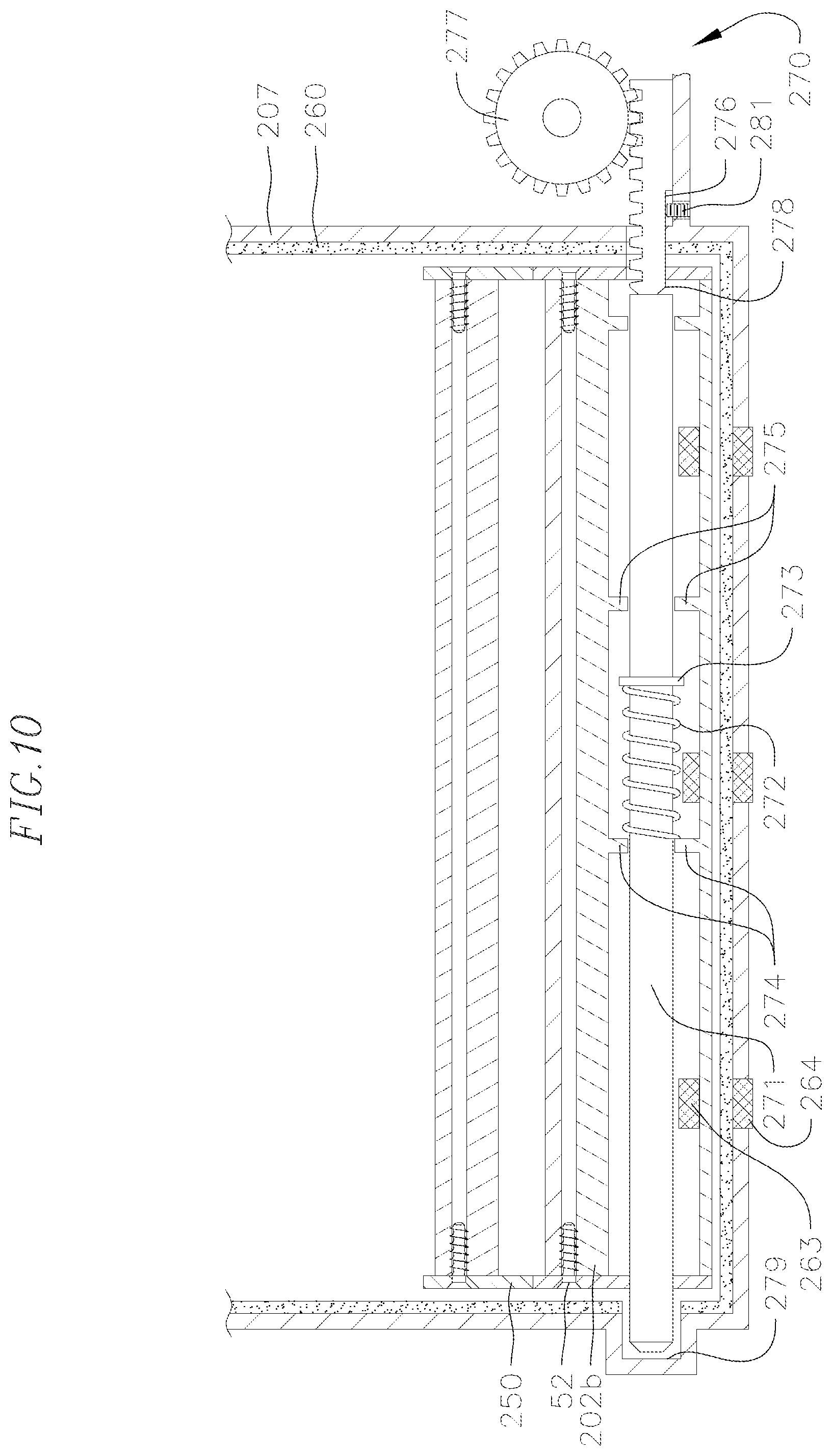 Patent US12104438 Figure 12 – Pet door system having semi-flexible pet door