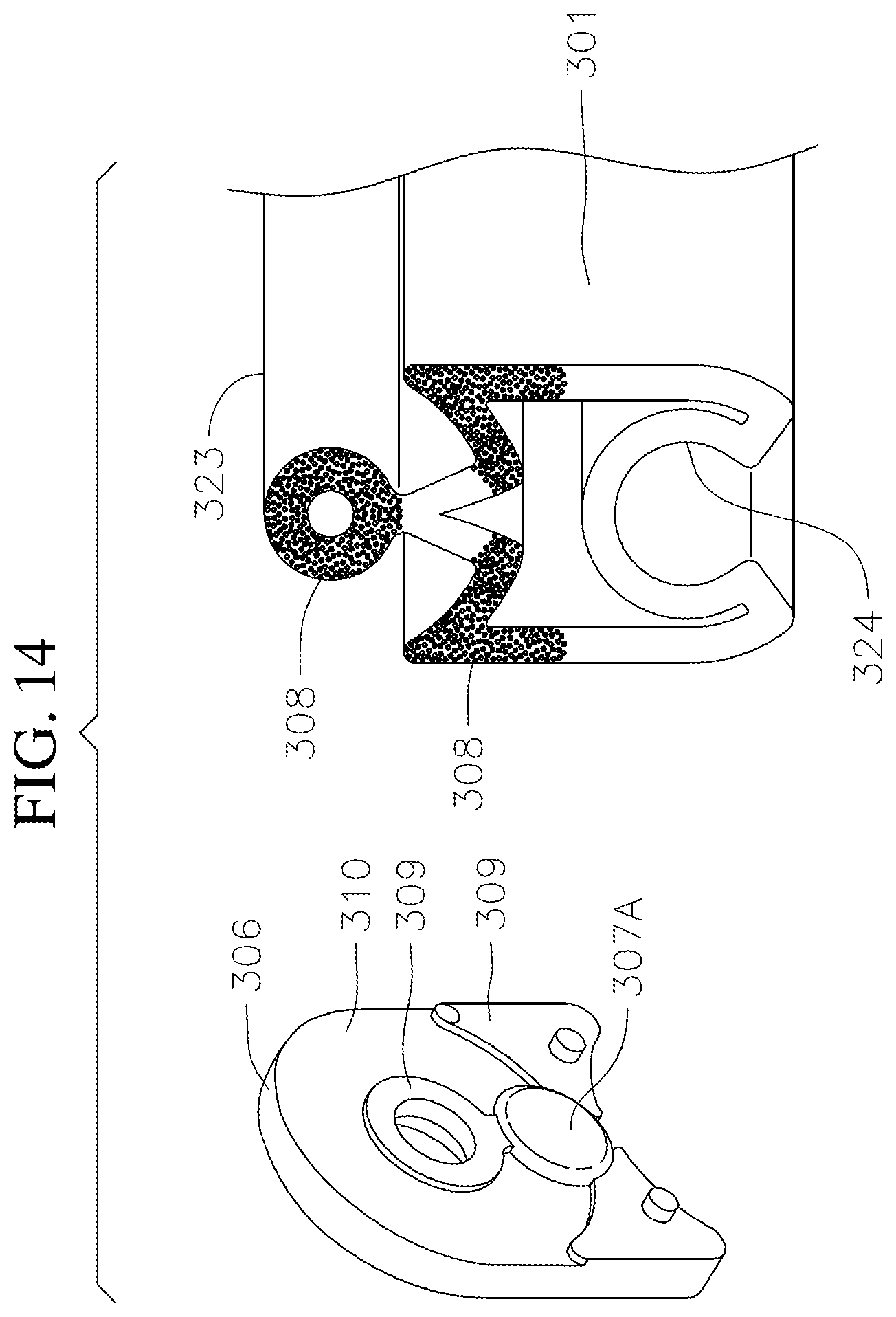 Patent US12104438 Figure 15 – Pet door system having semi-flexible pet door