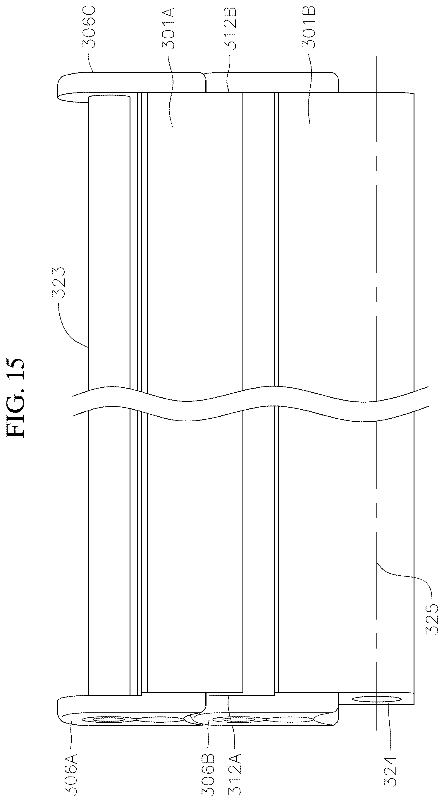 Patent US12104438 Figure 16 – Pet door system having semi-flexible pet door