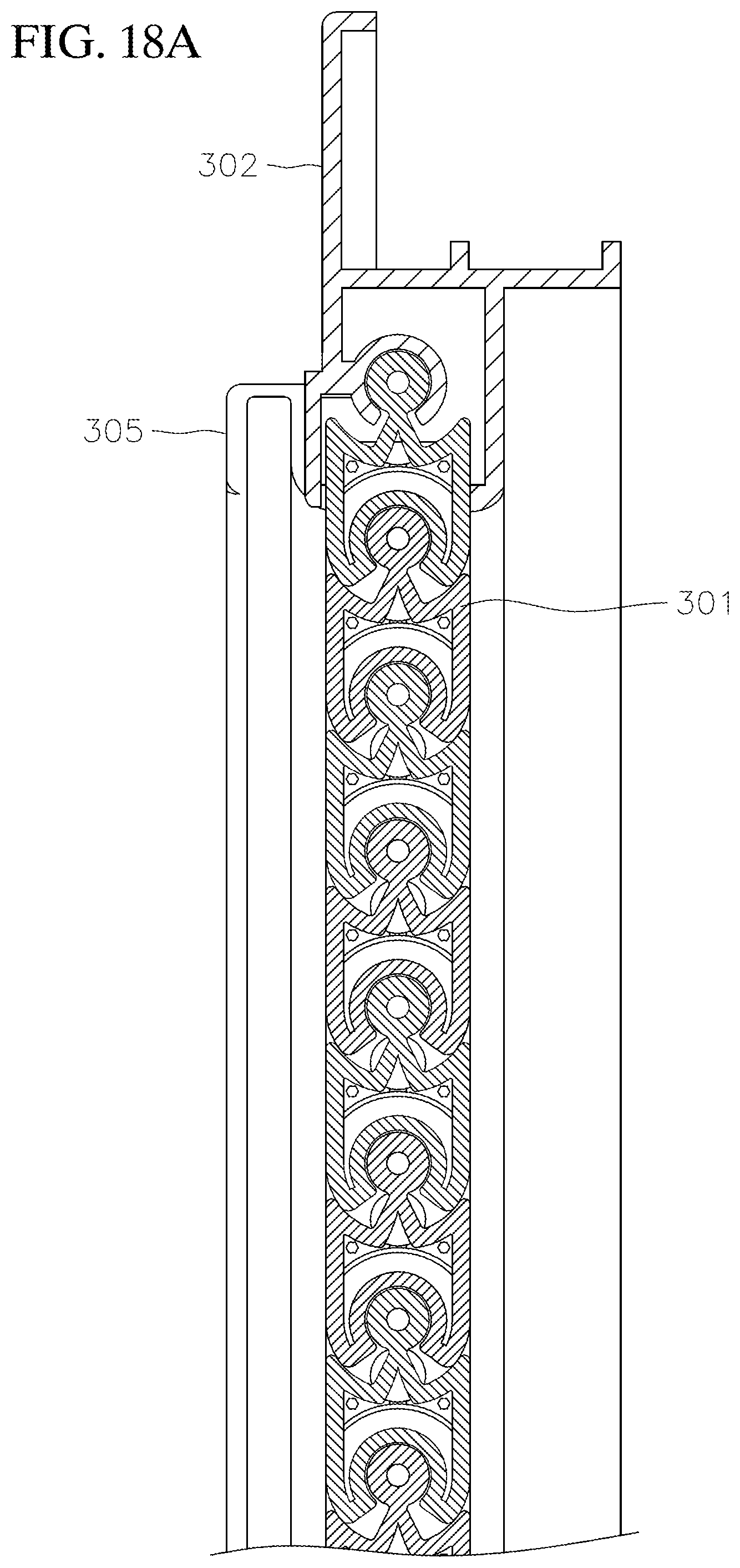 Patent US12104438 Figure 19 – Pet door system having semi-flexible pet door