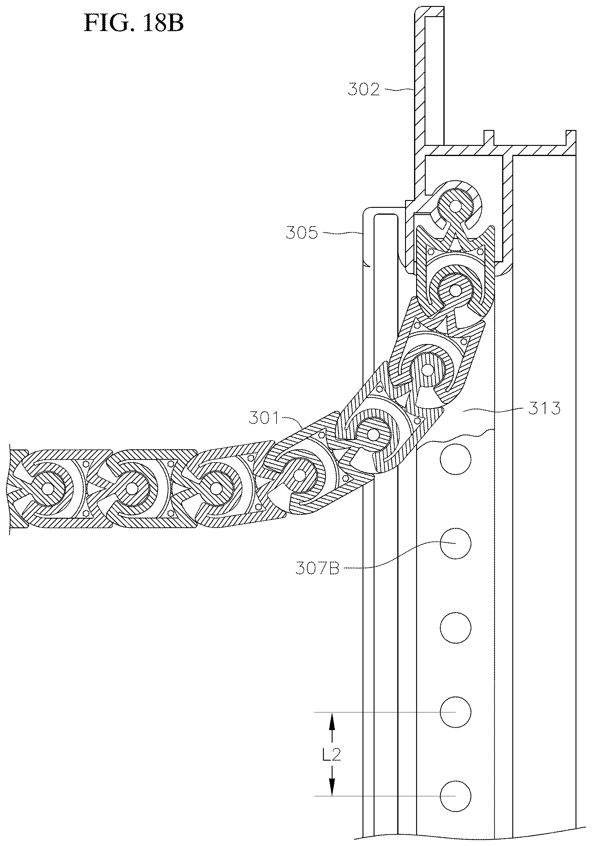 Patent US12104438 Figure 20 – Pet door system having semi-flexible pet door