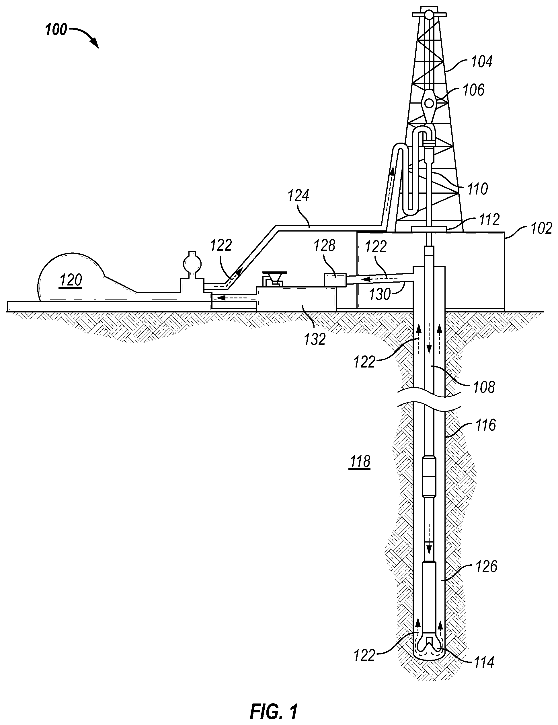 Patent US12104439 Figure 1 – Shaped cutter with ridges and multi-tapered cutting face