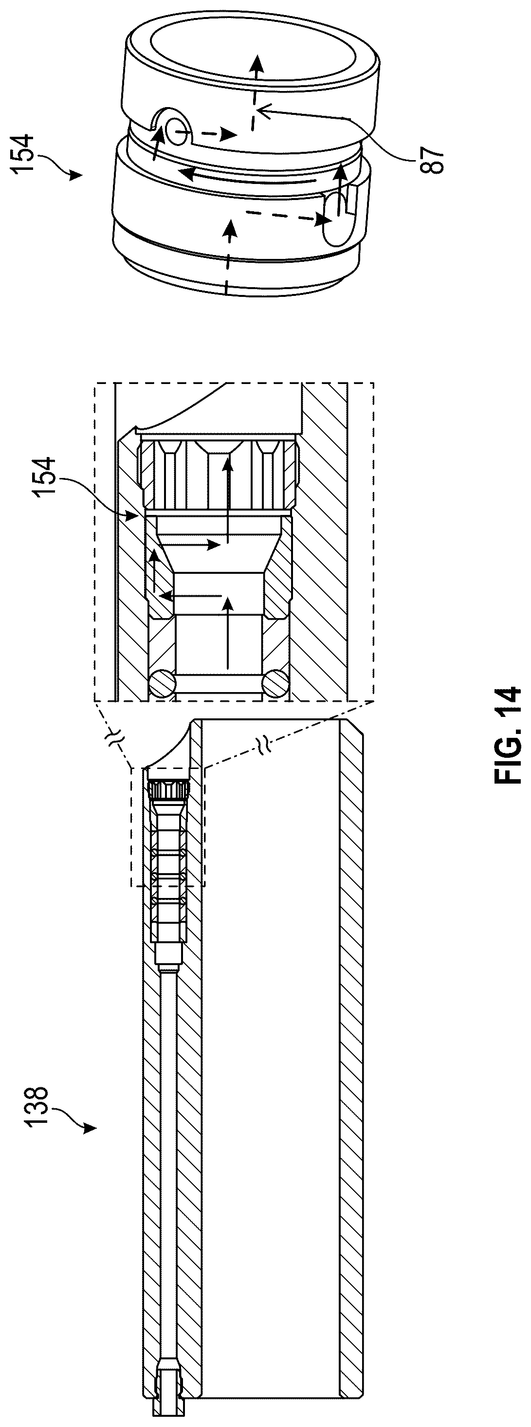 Patent US12104441 Figure 10 – System and method for connecting multiple stage completions