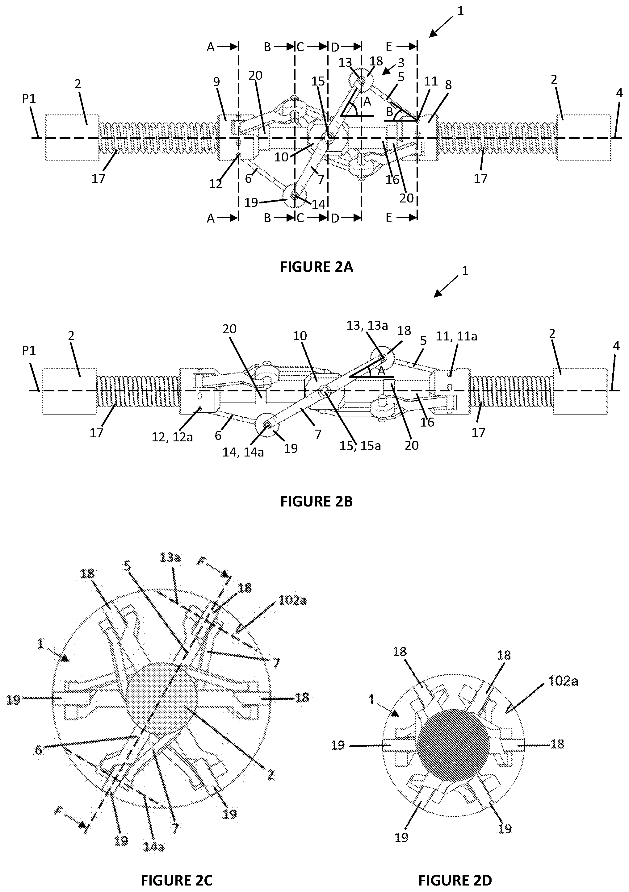 Patent US12104443 Figure 2 – Device for centering a sensor assembly in a bore