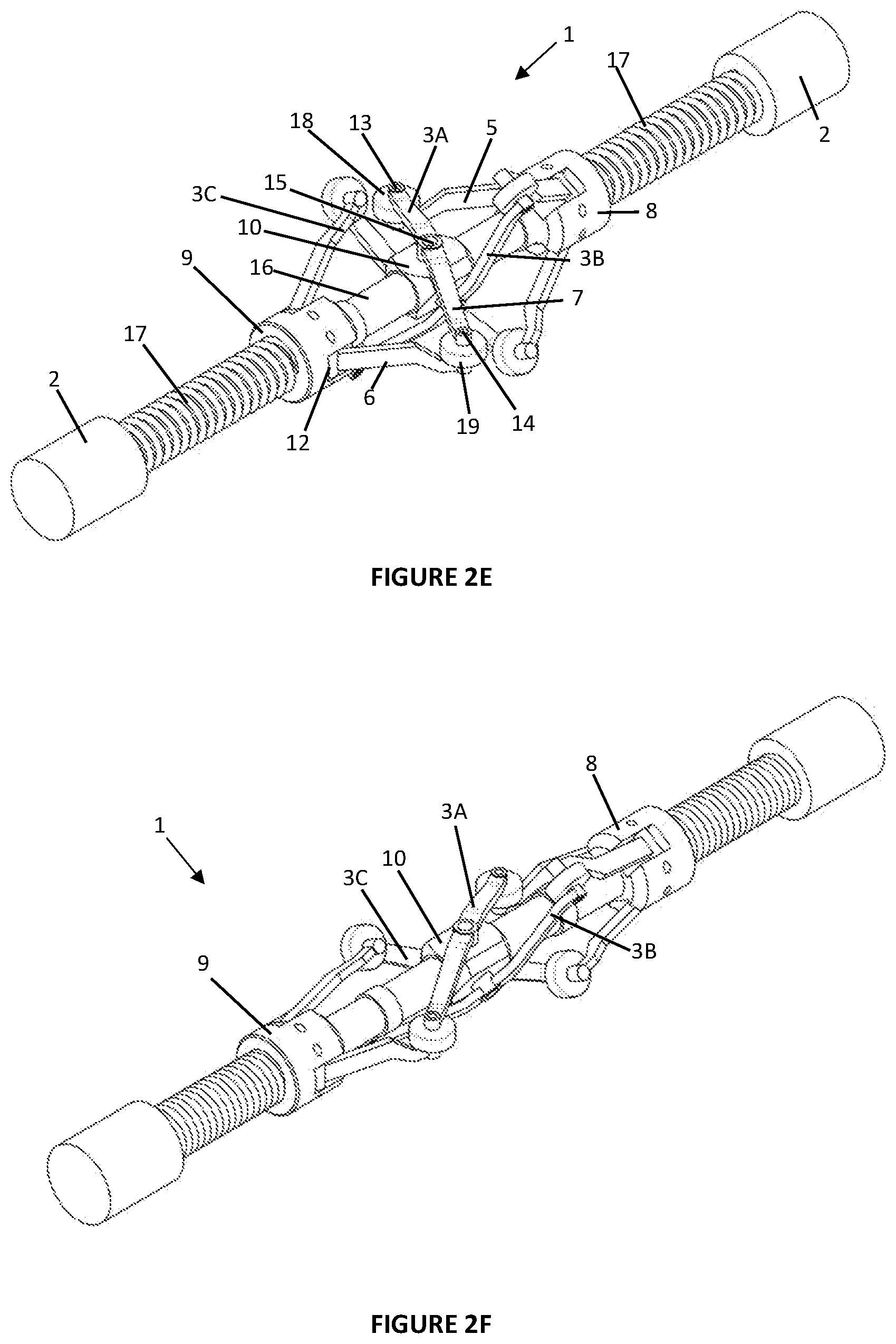 Patent US12104443 Figure 3 – Device for centering a sensor assembly in a bore