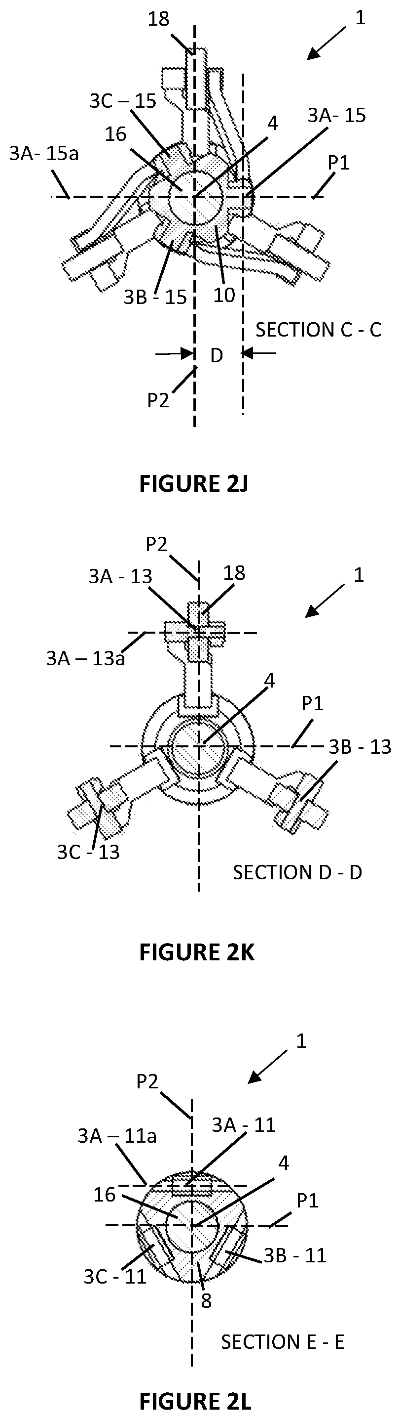 Patent US12104443 Figure 5 – Device for centering a sensor assembly in a bore