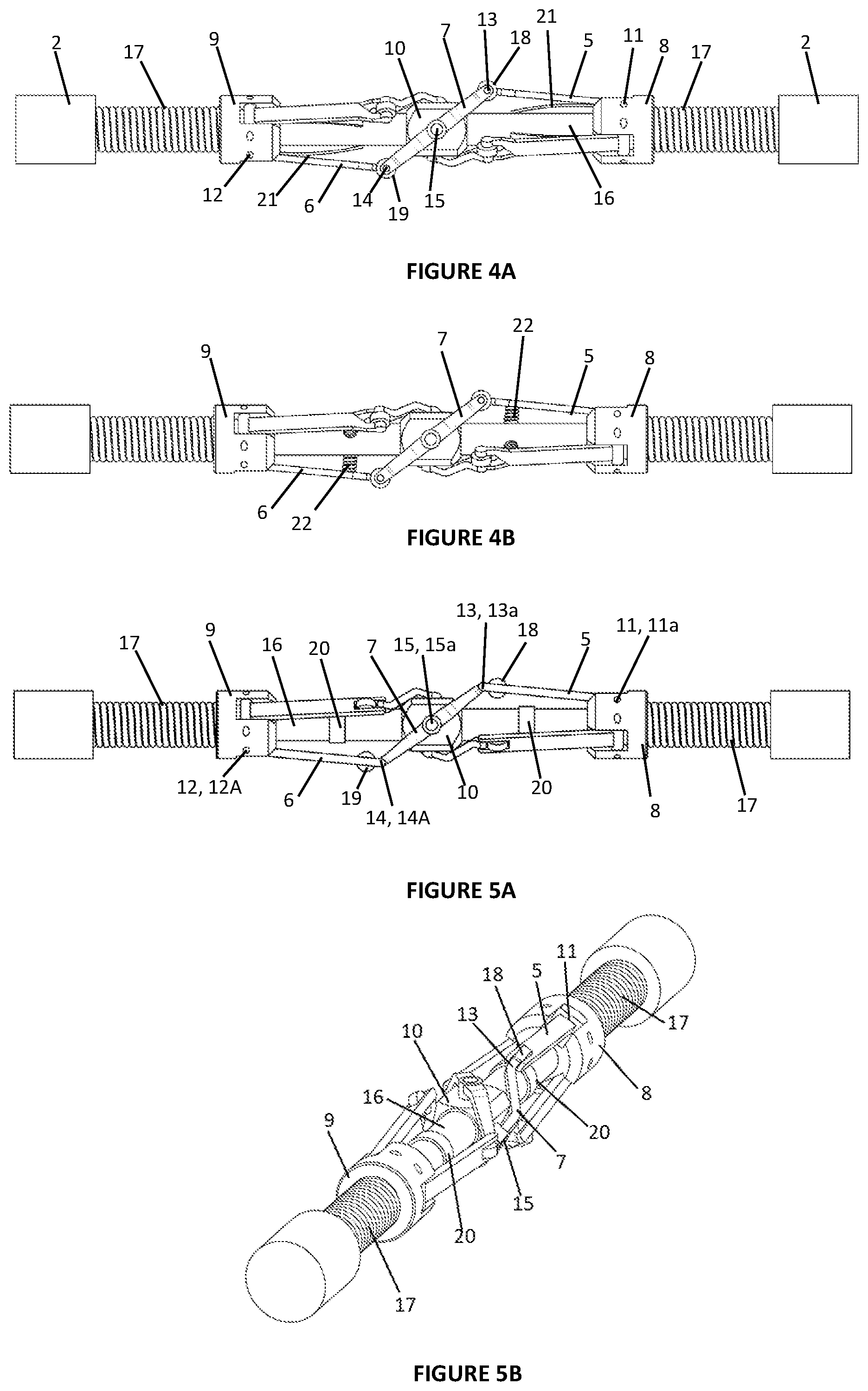 Patent US12104443 Figure 8 – Device for centering a sensor assembly in a bore