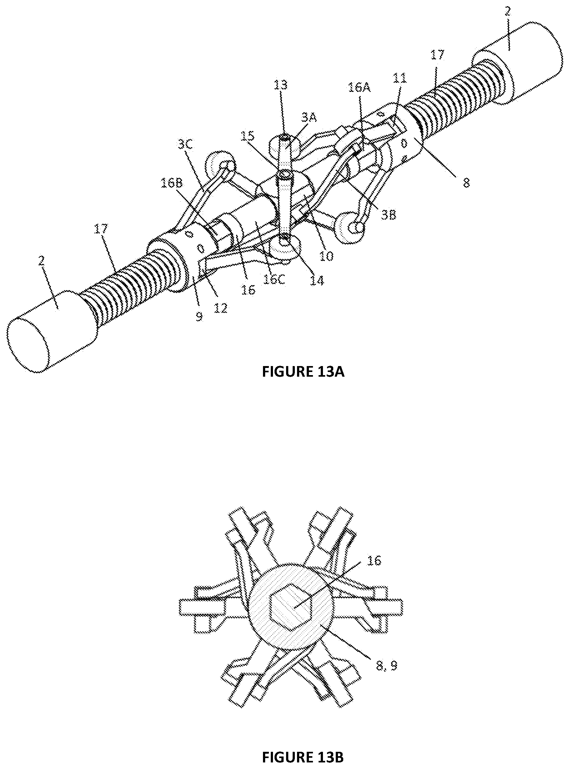 Patent US12104443 Figure 15 – Device for centering a sensor assembly in a bore