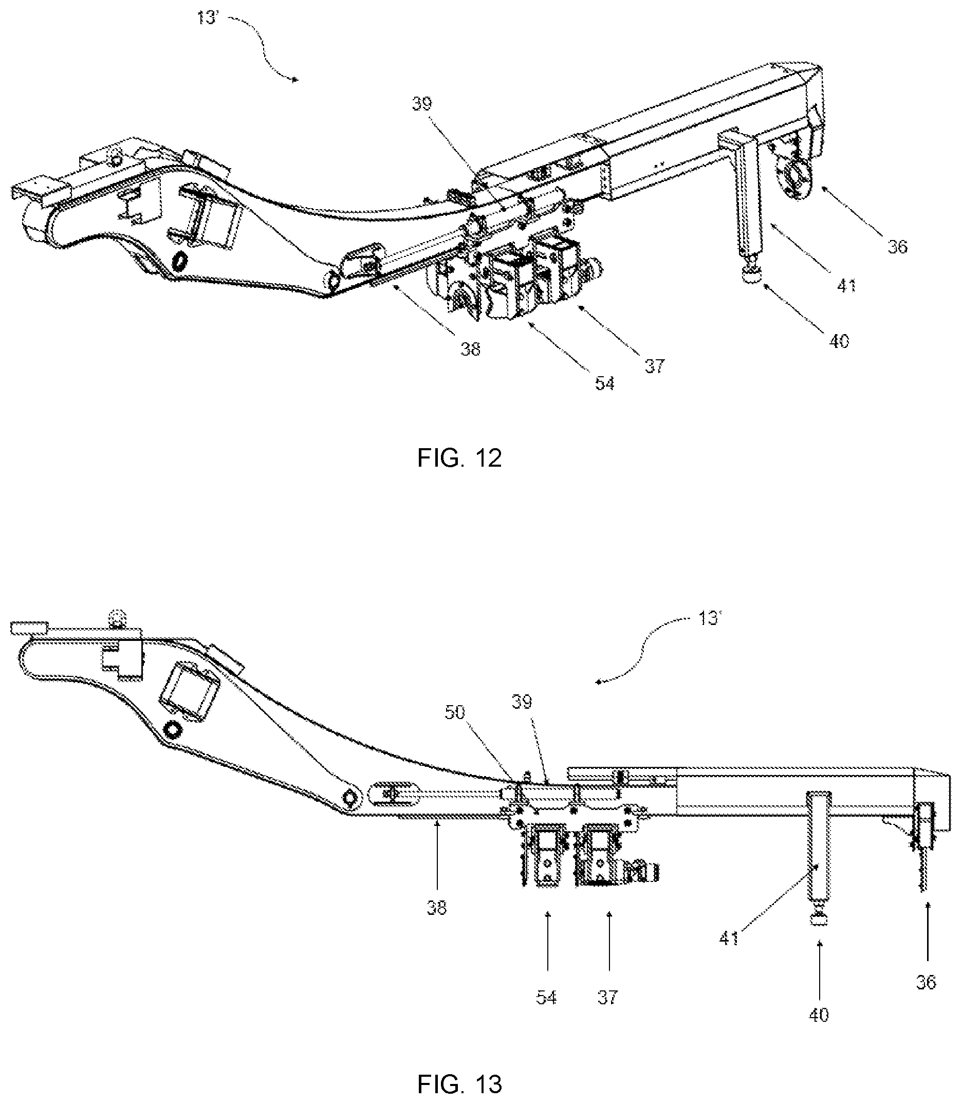 Patent US12104444 Figure 8 – Handling device for drilling bars or pipes of different sizes