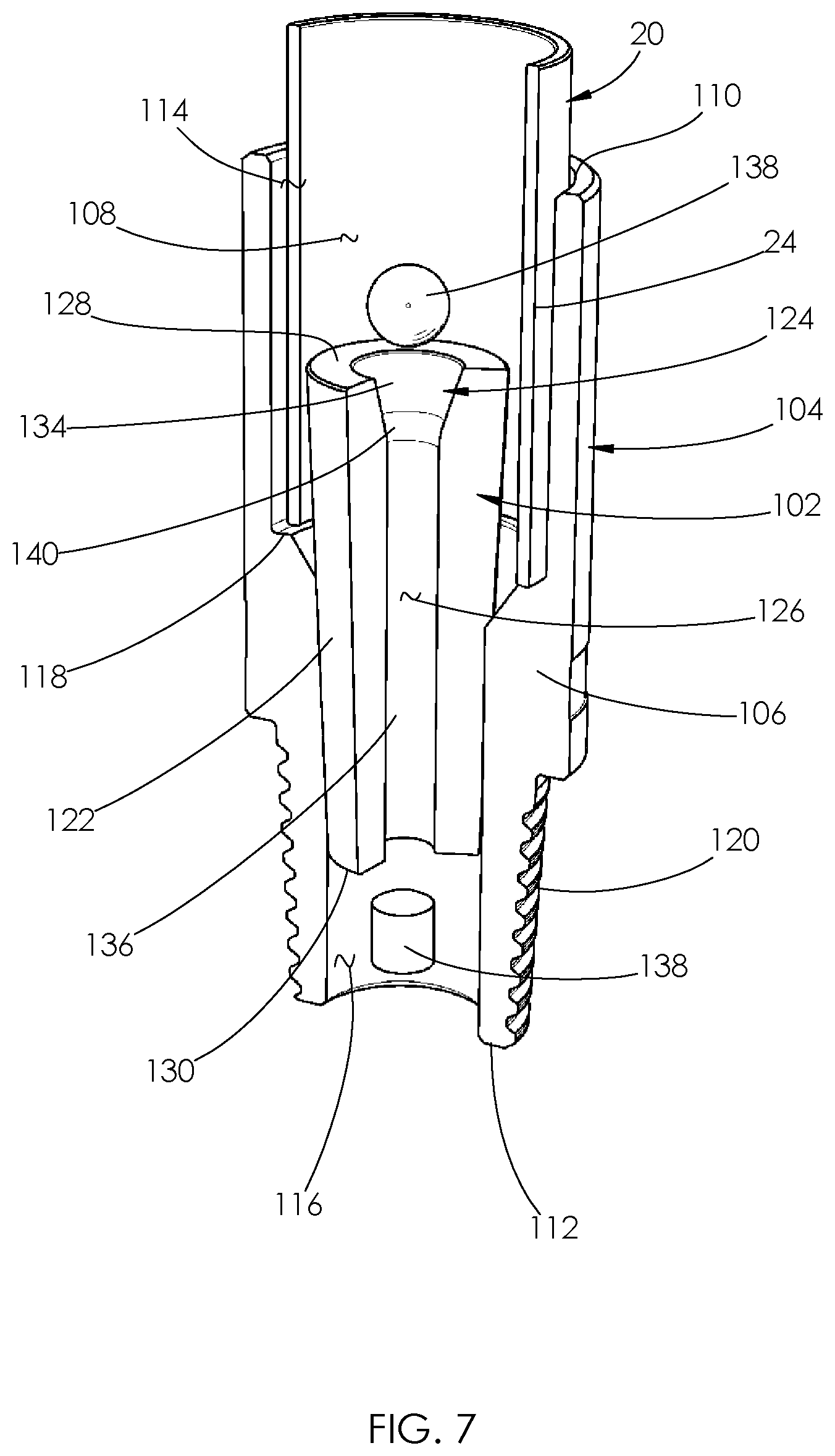 Patent US12104446 Figure 7 – System for dislodging and extracting tubing from a wellbore
