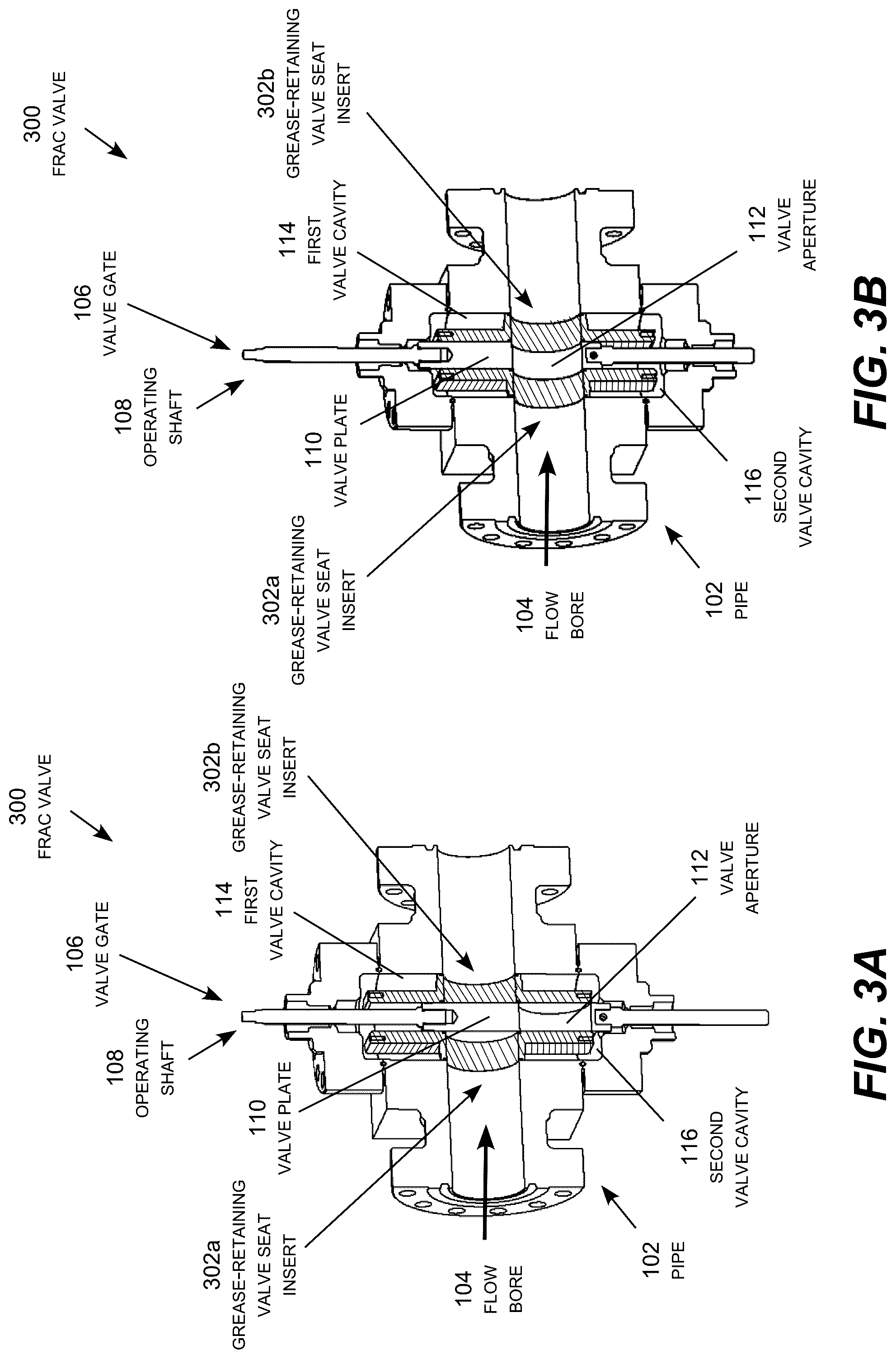 Patent US12104448 Figure 4 – Grease-retaining frac valve seat insert
