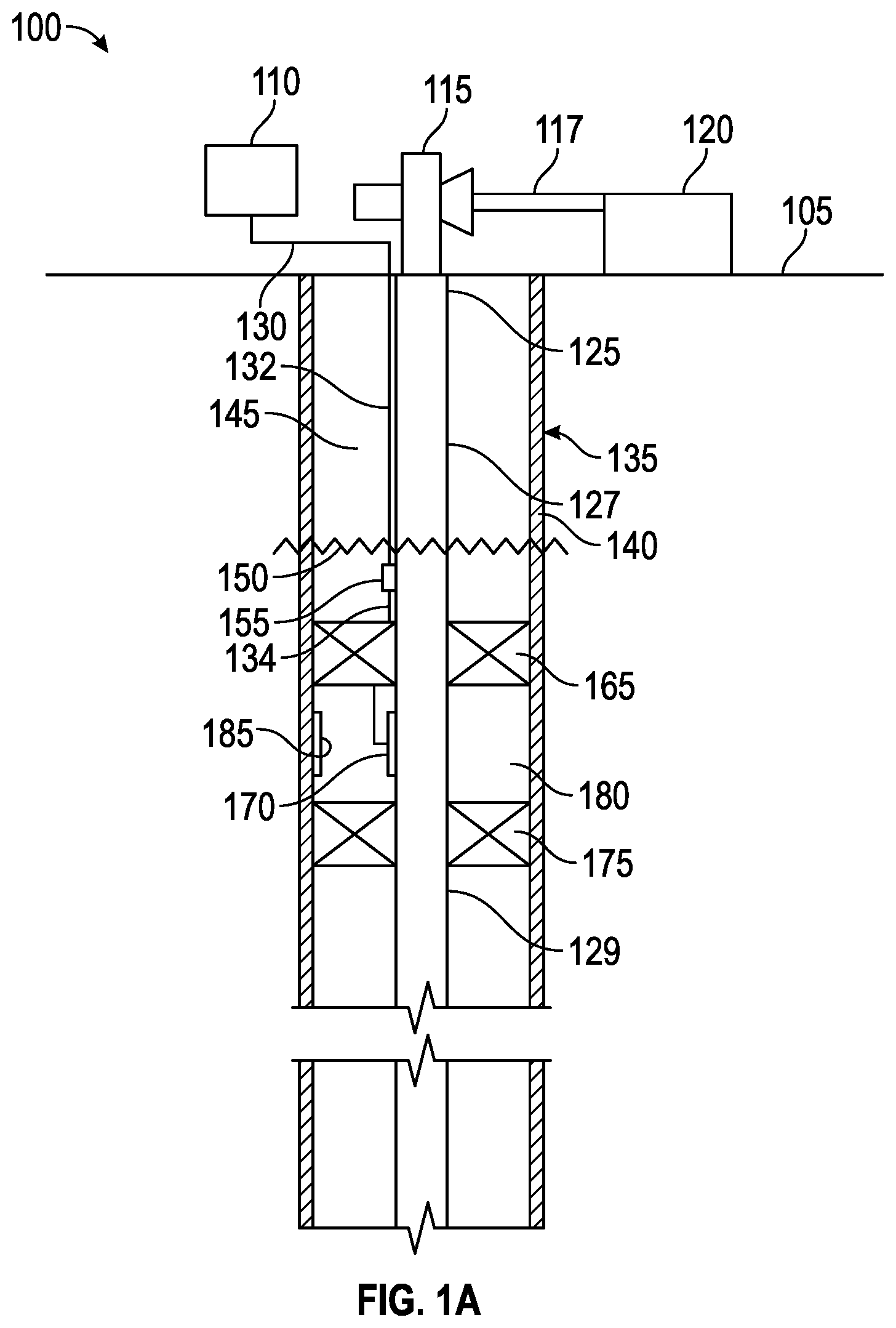 Patent US12104451 Figure 1 – Actuatable obstruction member for control lines