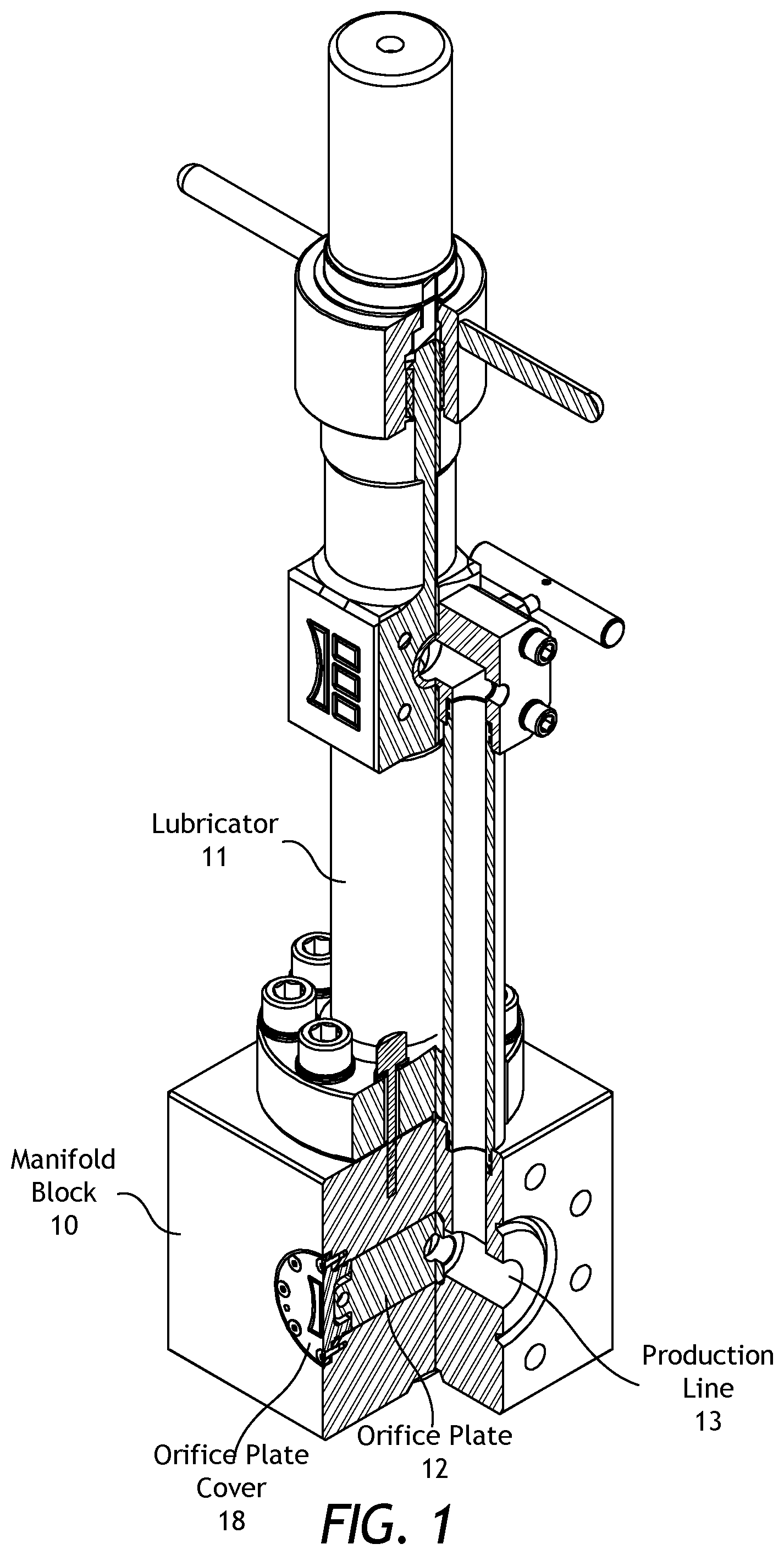 Patent US12104454 — Flow restrictor method and apparatus — Figure 1