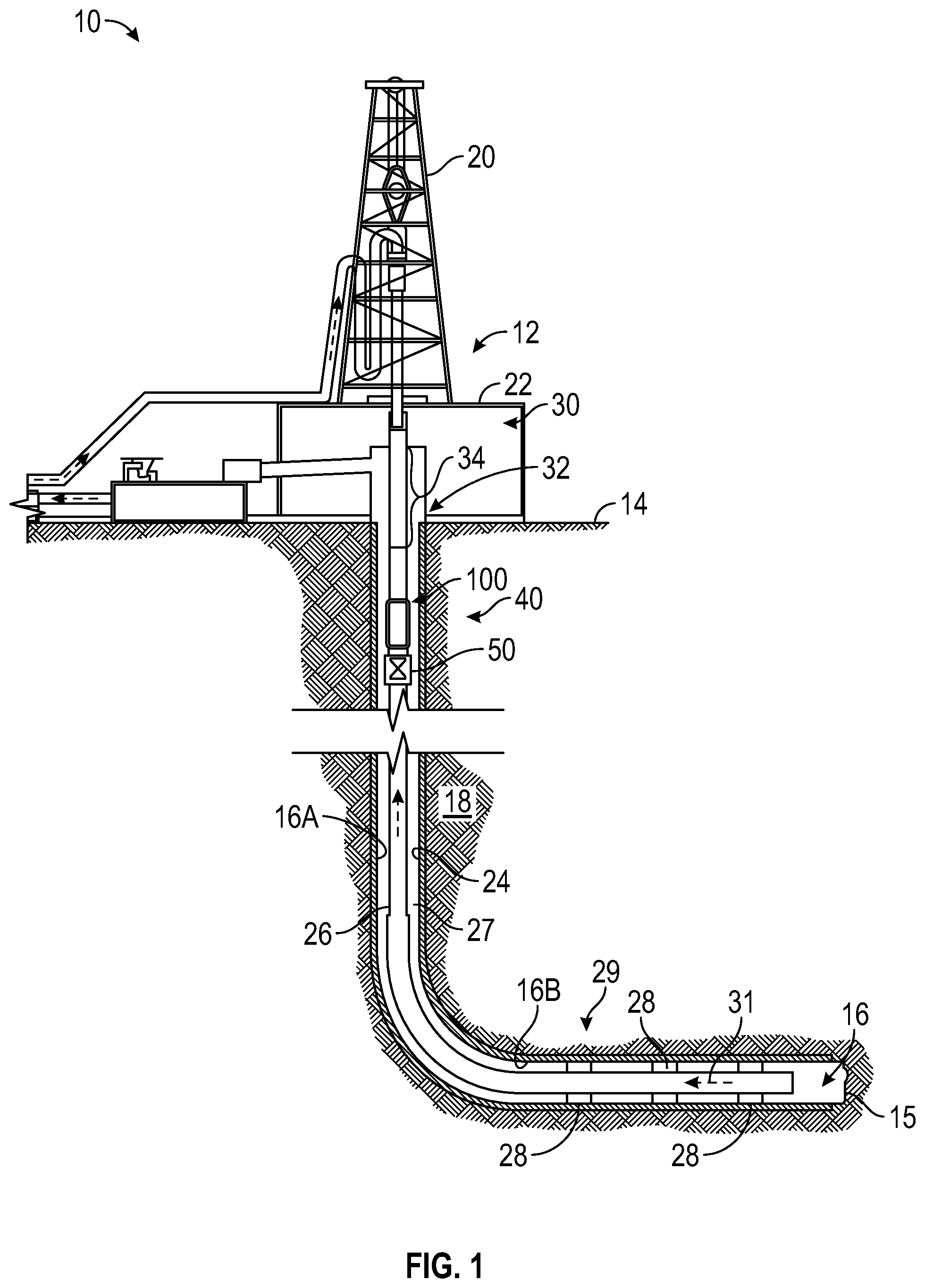 Patent US12104457 Figure 1 – Failsafe safety valve with linear electromechanical actuation
