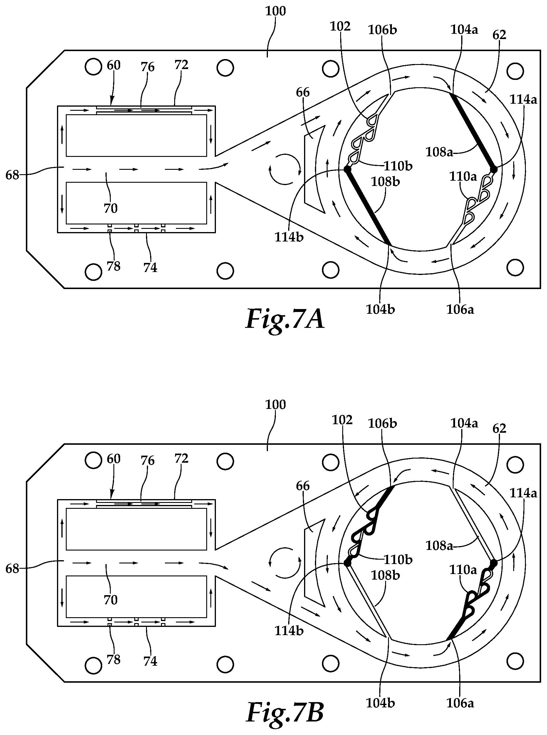 Patent US12104458 Figure 7 – Adaptive fluid switches having a temporary configuration