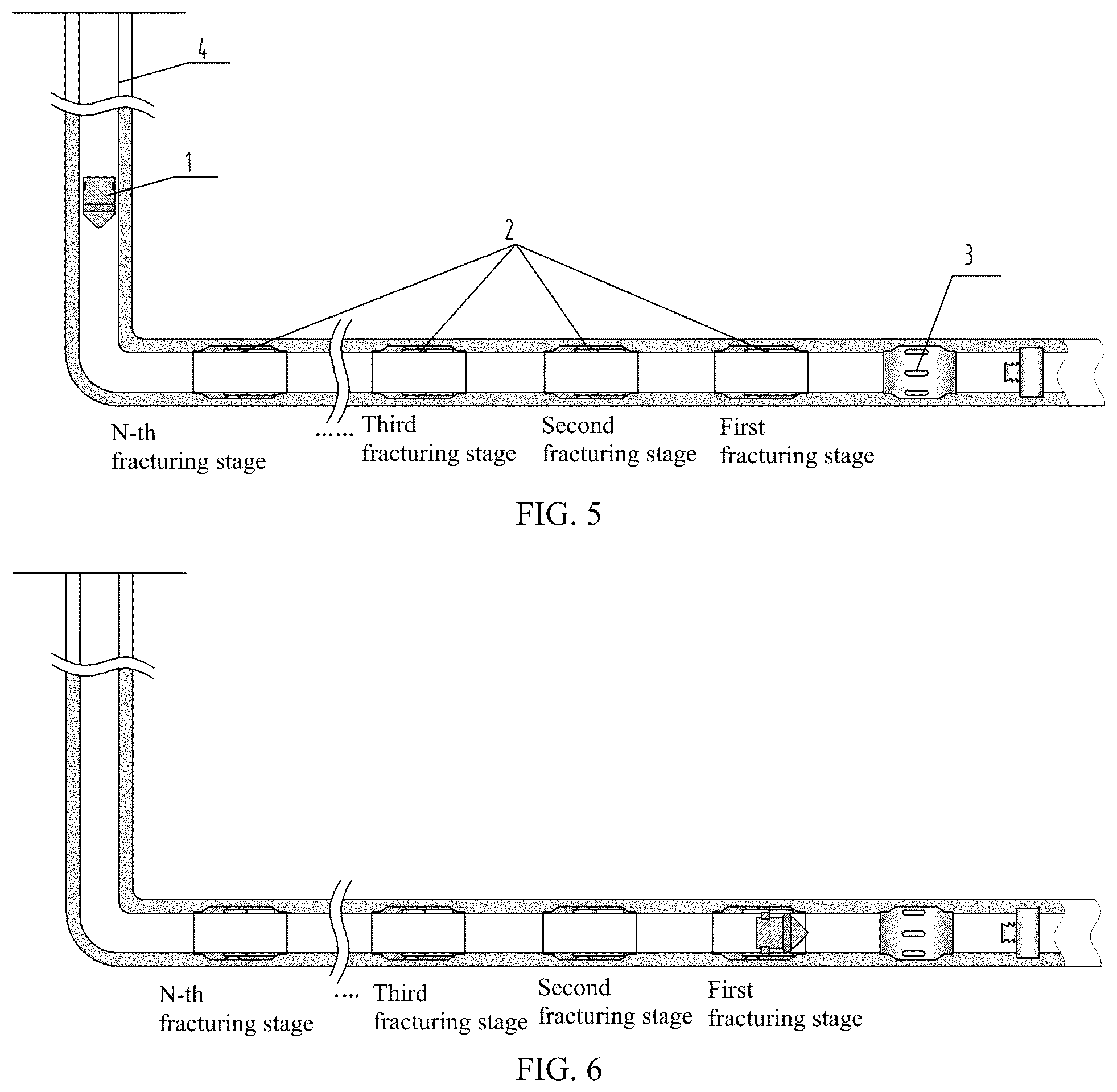 Patent US12104460 Figure 2 – Full-bore indefinite-level staged fracturing sliding sleeve based on smart label and implementation method thereof