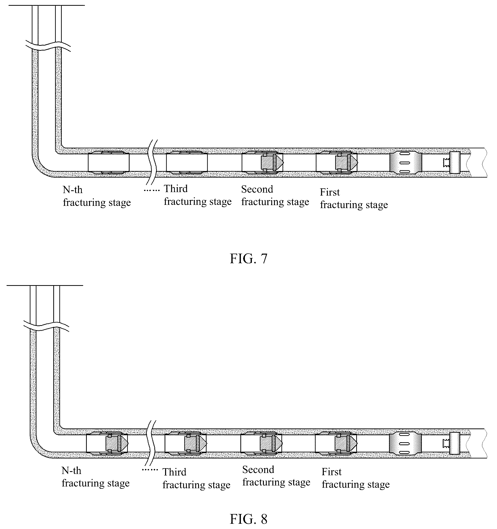 Patent US12104460 Figure 3 – Full-bore indefinite-level staged fracturing sliding sleeve based on smart label and implementation method thereof