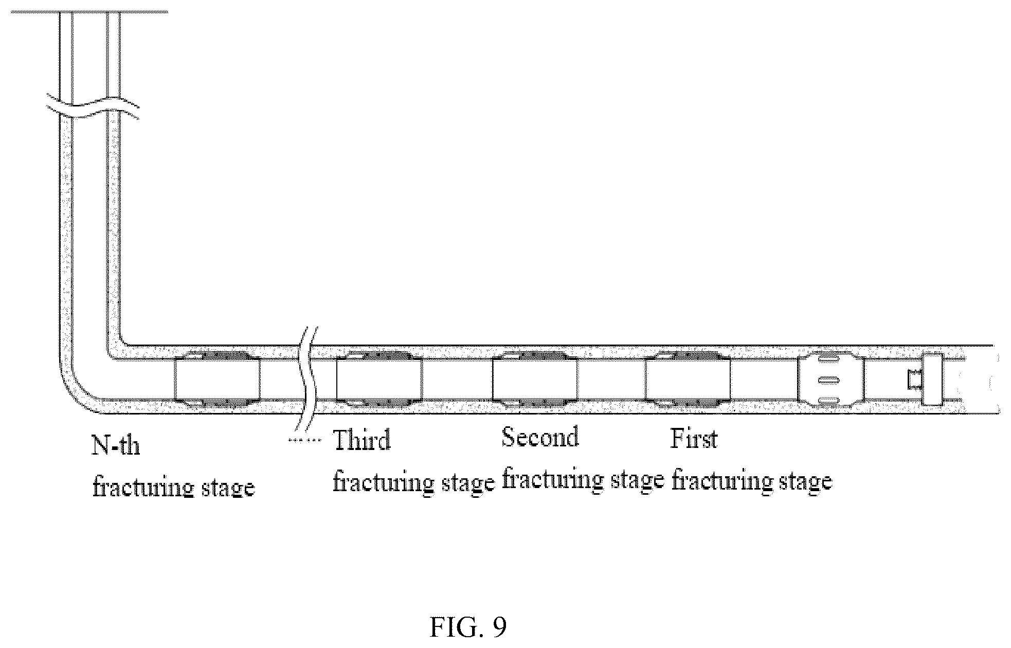 Patent US12104460 Figure 4 – Full-bore indefinite-level staged fracturing sliding sleeve based on smart label and implementation method thereof