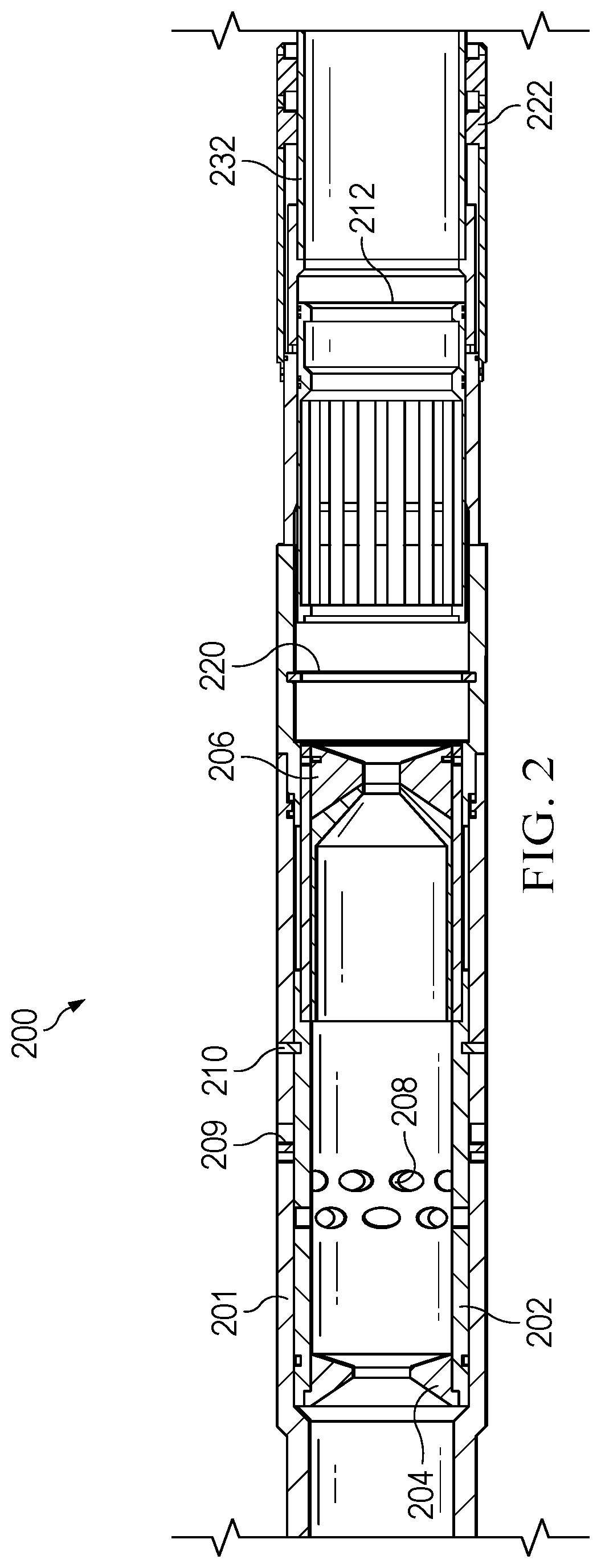 Patent US12104462 Figure 2 – Interventionless stimulation and production systems, multi-zone interventionless stimulation and production assemblies, and methods to perform interventionless stimulation and production operations