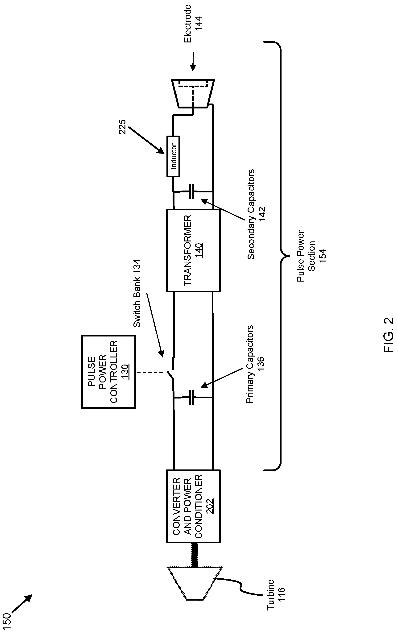 Patent US12104466 Figure 2 – Selective electrode usage for directional pulse power drilling from a single power source
