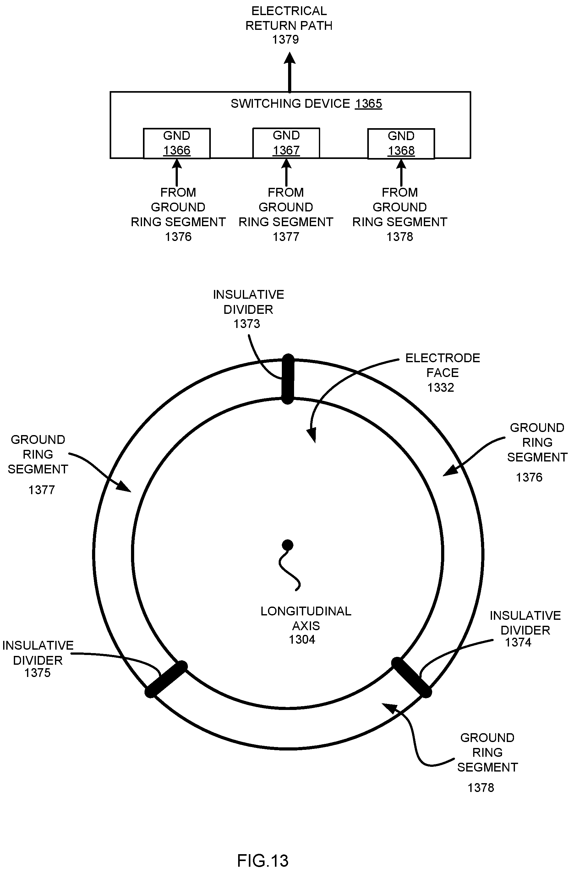 Patent US12104466 Figure 16 – Selective electrode usage for directional pulse power drilling from a single power source