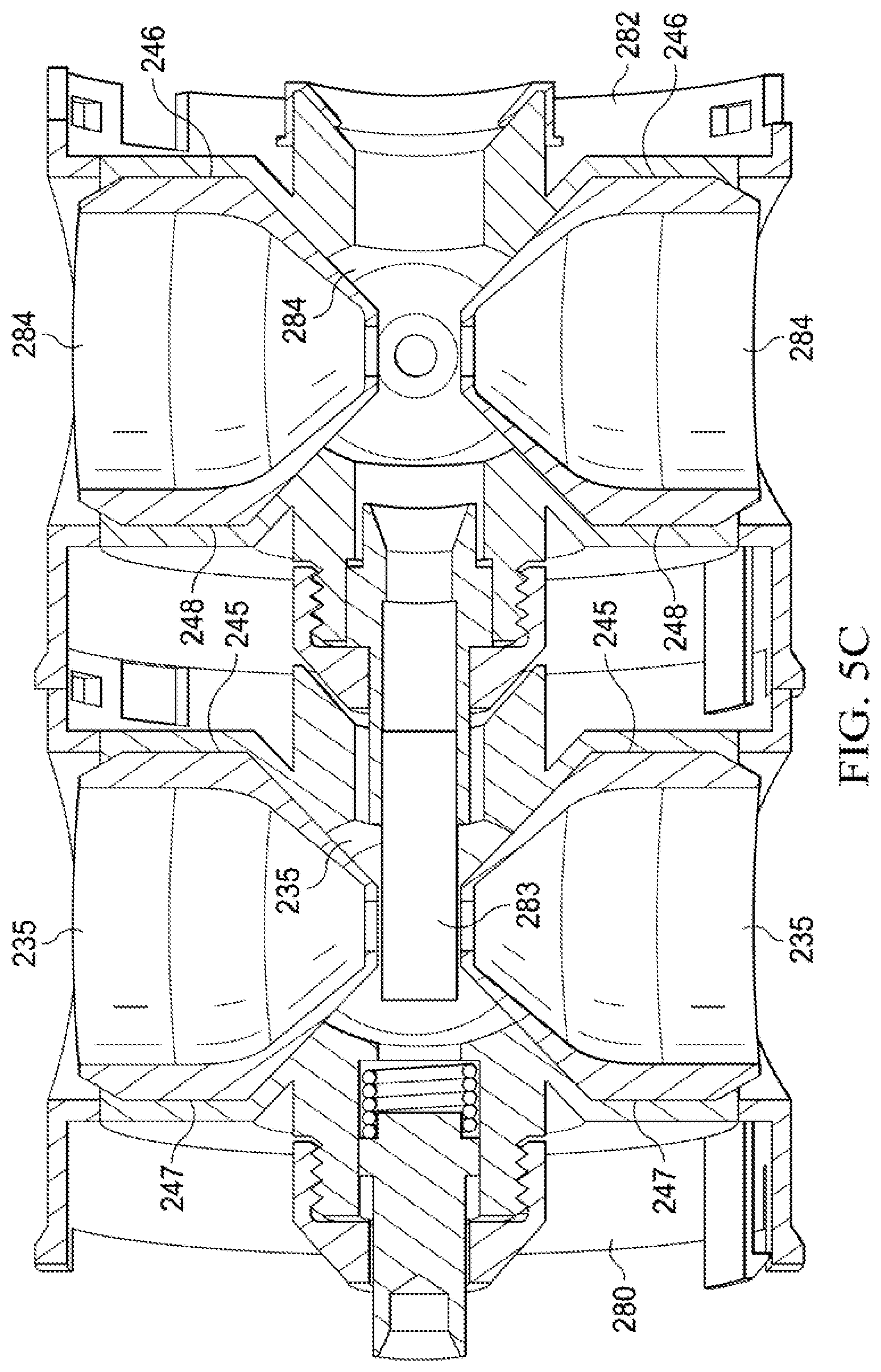 Patent US12104468 Figure 8 – Cluster gun system