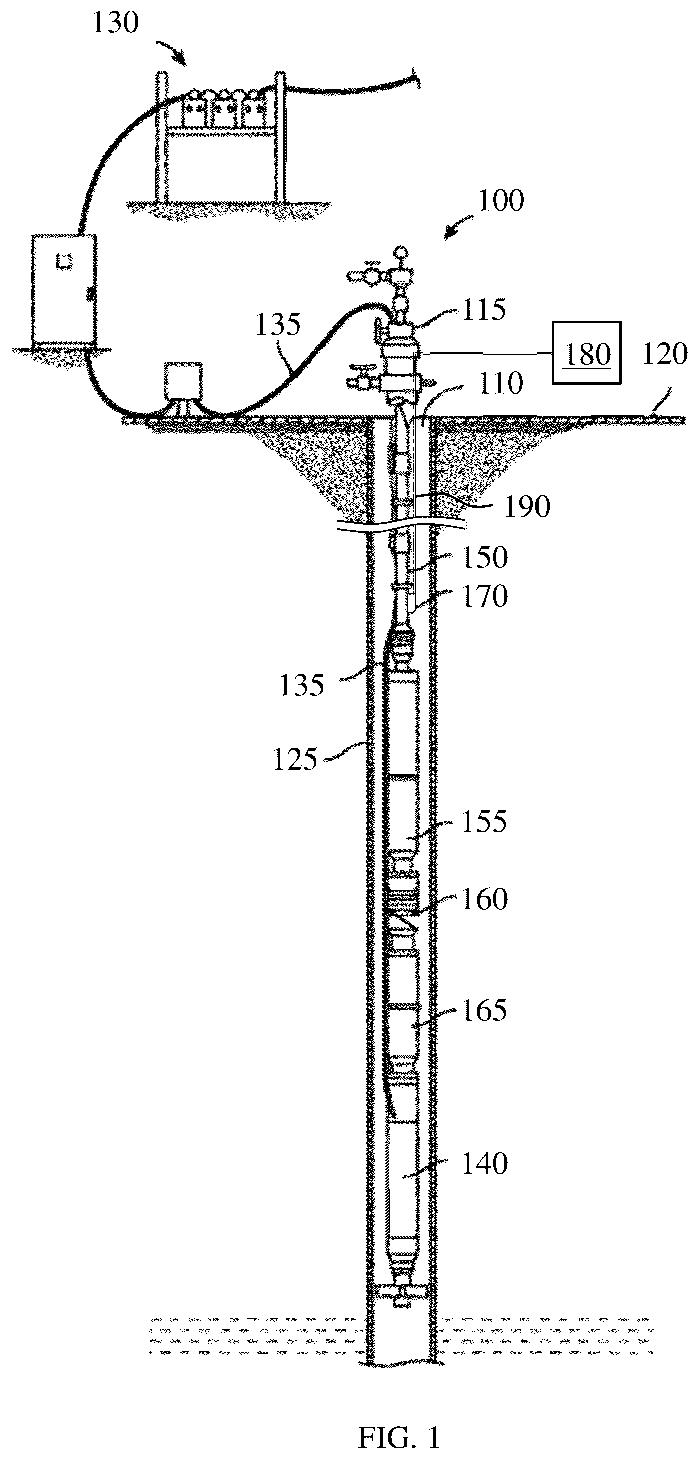 Patent US12104473 Figure 1 – Downhole pressure/temperature monitoring of ESP intake pressure and discharge temperature with a gauge mandrel employing an offset centerline