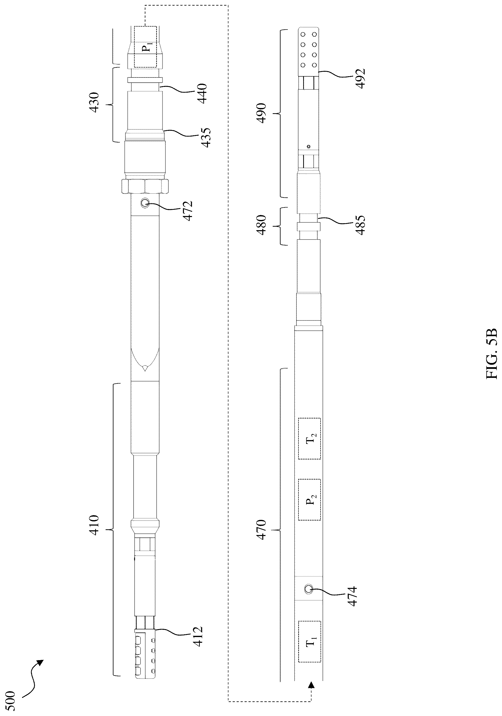 Patent US12104473 Figure 9 – Downhole pressure/temperature monitoring of ESP intake pressure and discharge temperature with a gauge mandrel employing an offset centerline