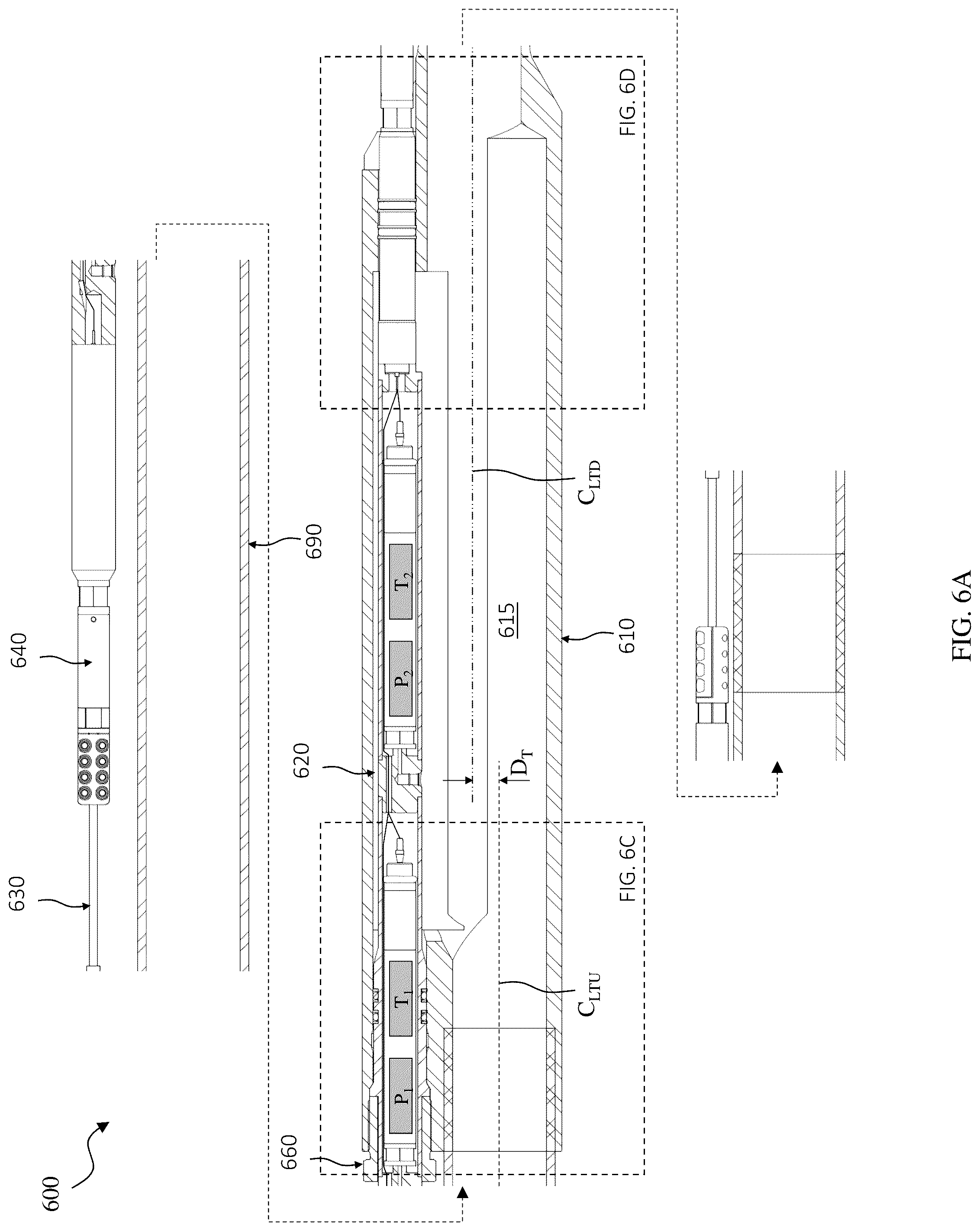 Patent US12104473 Figure 10 – Downhole pressure/temperature monitoring of ESP intake pressure and discharge temperature with a gauge mandrel employing an offset centerline