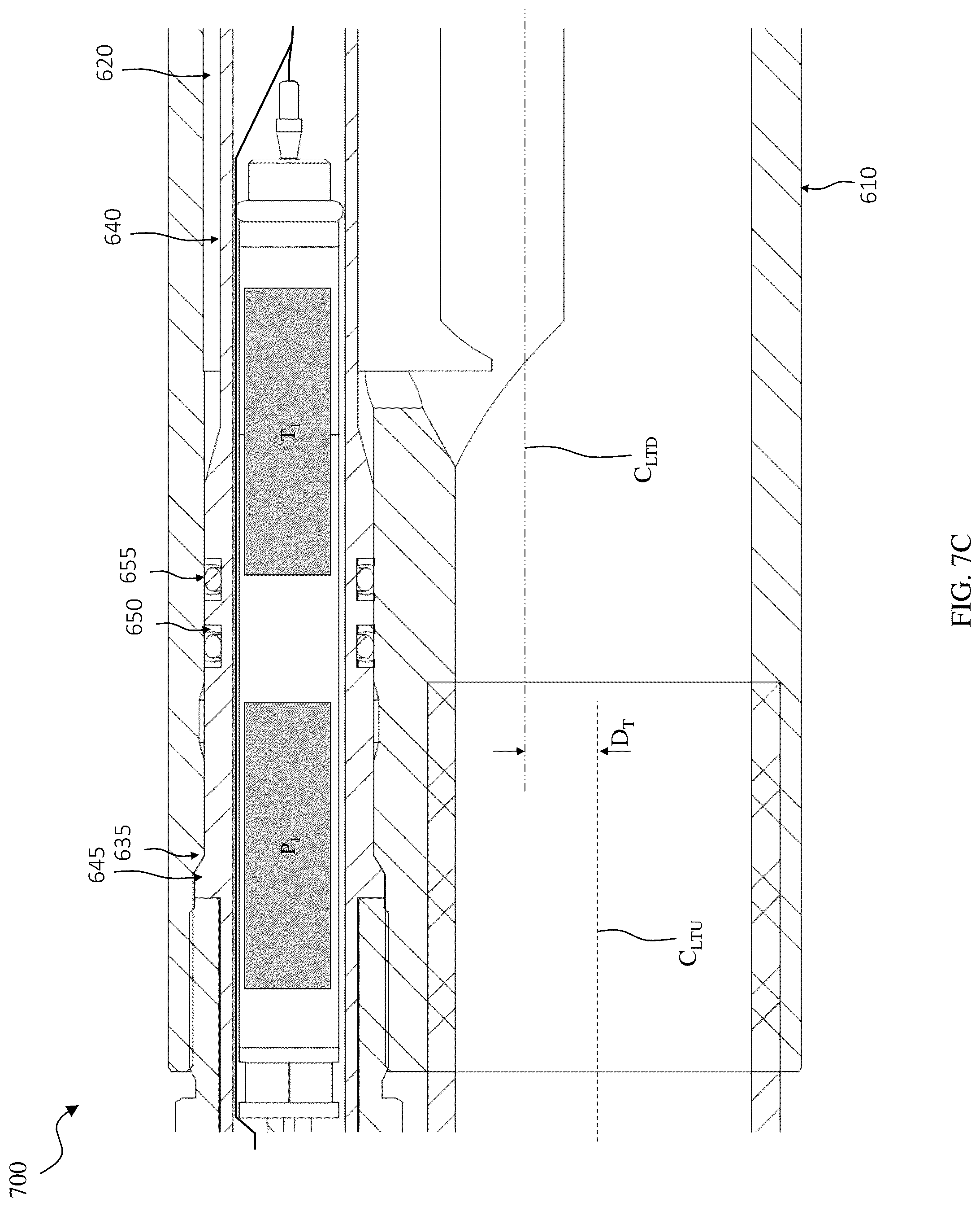 Patent US12104473 Figure 16 – Downhole pressure/temperature monitoring of ESP intake pressure and discharge temperature with a gauge mandrel employing an offset centerline