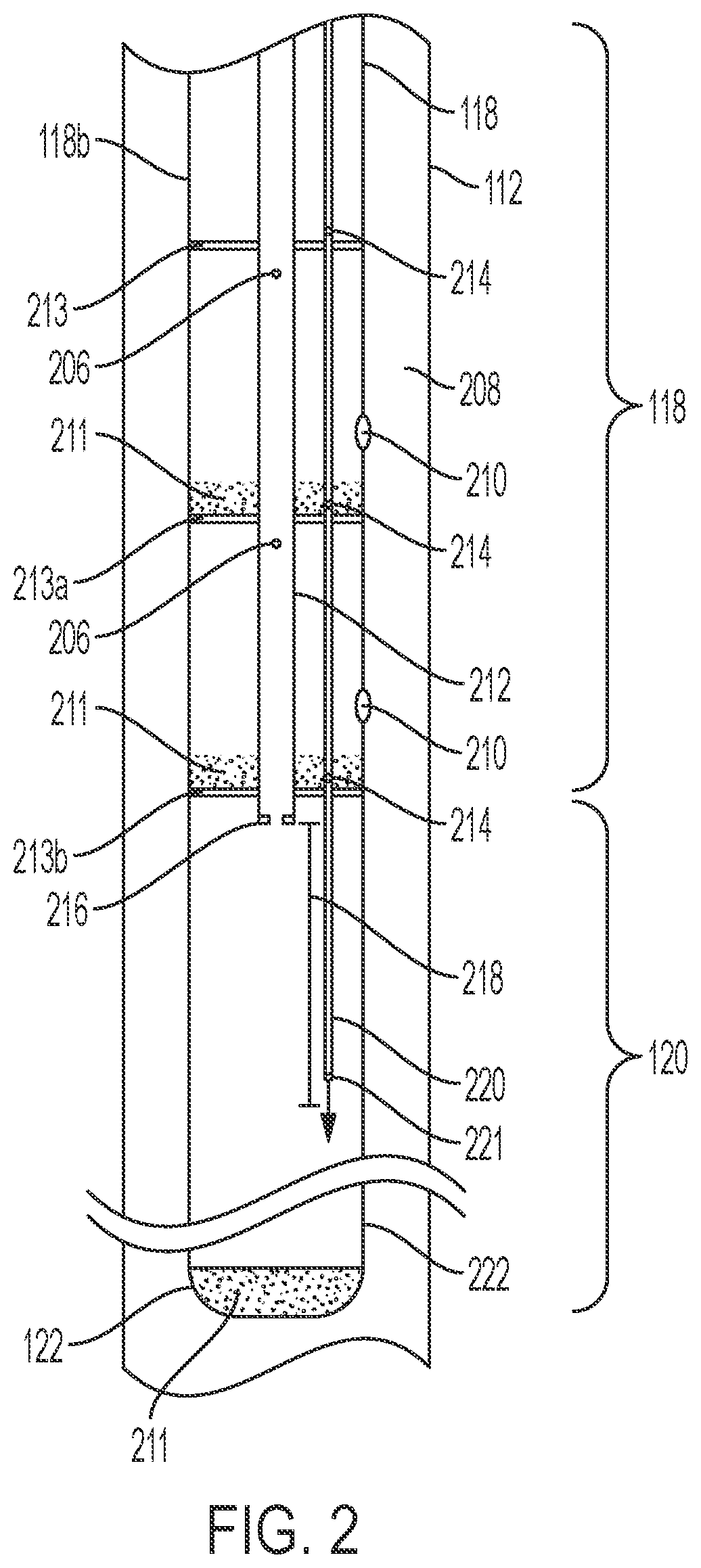 Patent US12104479 Figure 2 – Down hole desander