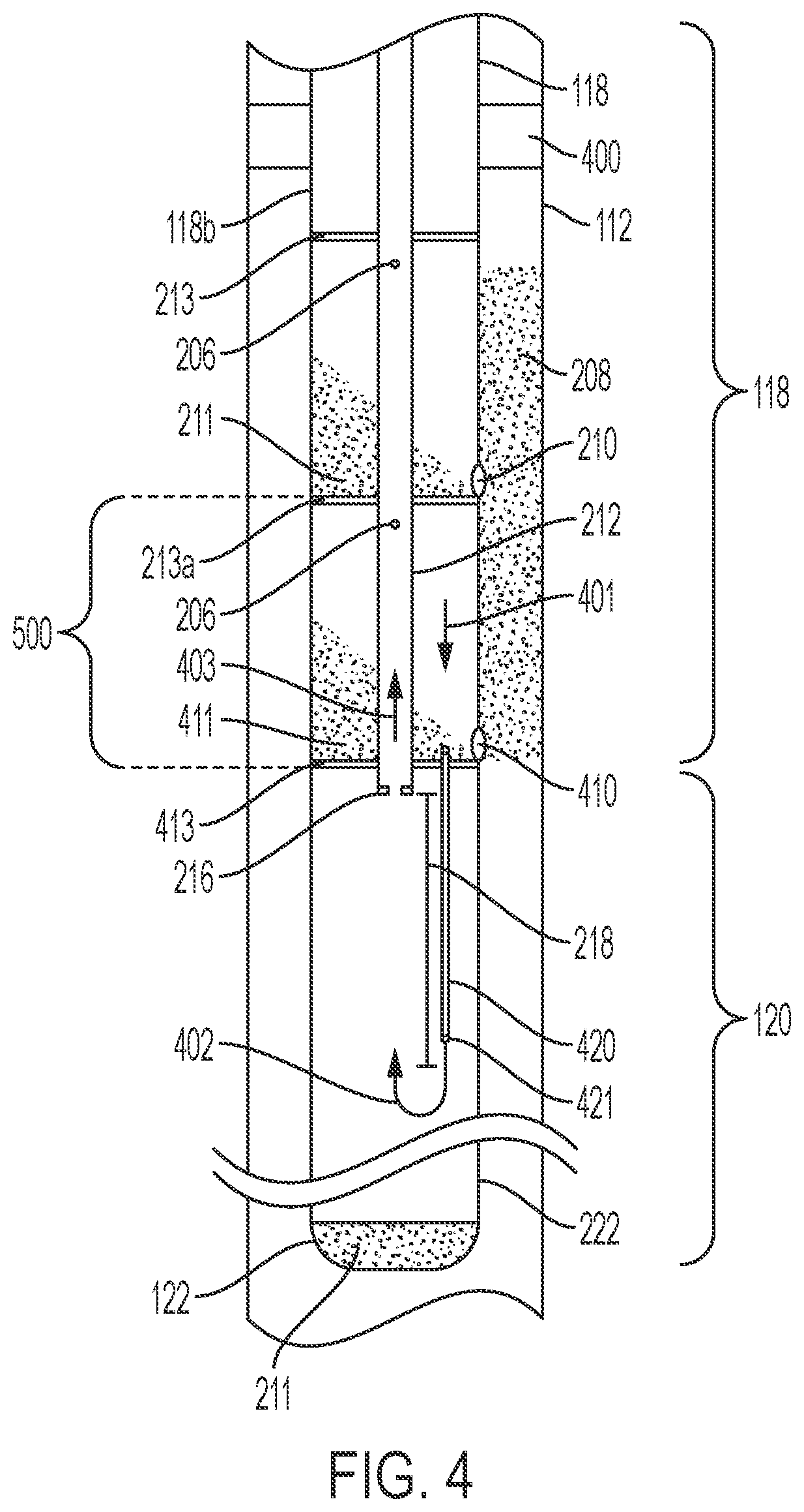 Patent US12104479 Figure 4 – Down hole desander