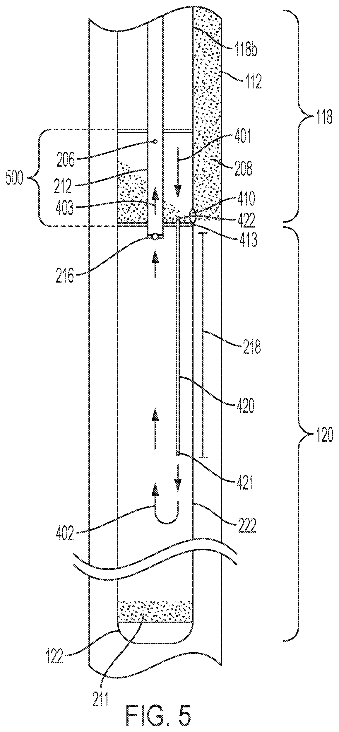 Patent US12104479 Figure 5 – Down hole desander