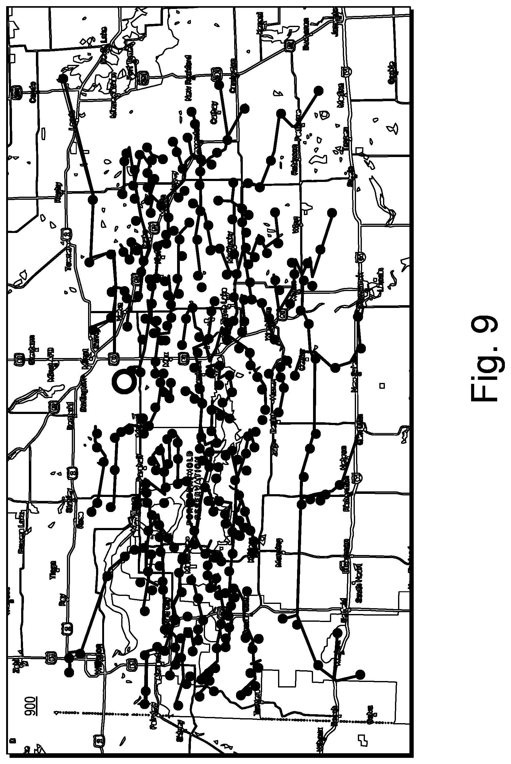 Patent US12104484 Figure 9 – Well log correlation and propagation system