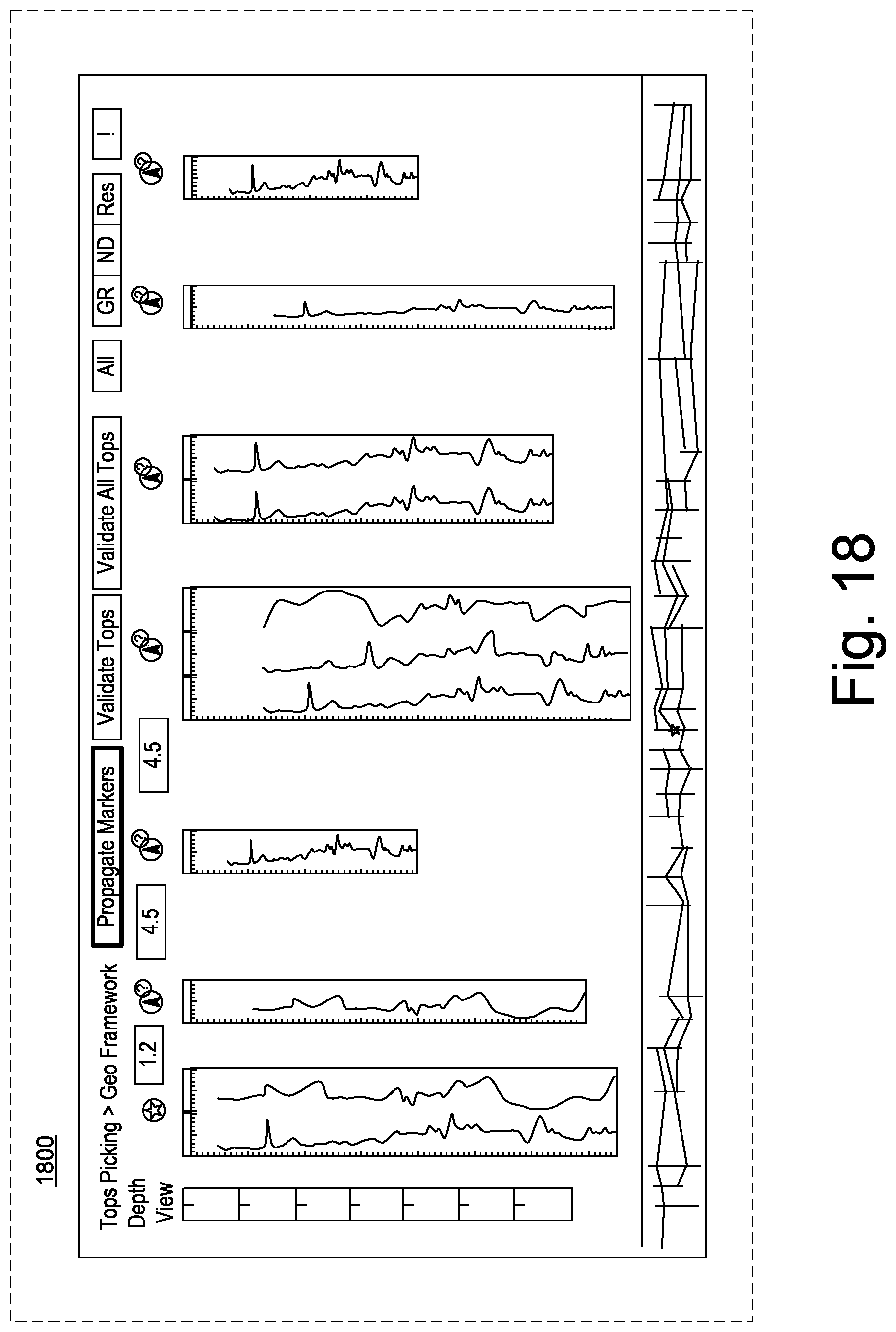 Patent US12104484 Figure 18 – Well log correlation and propagation system