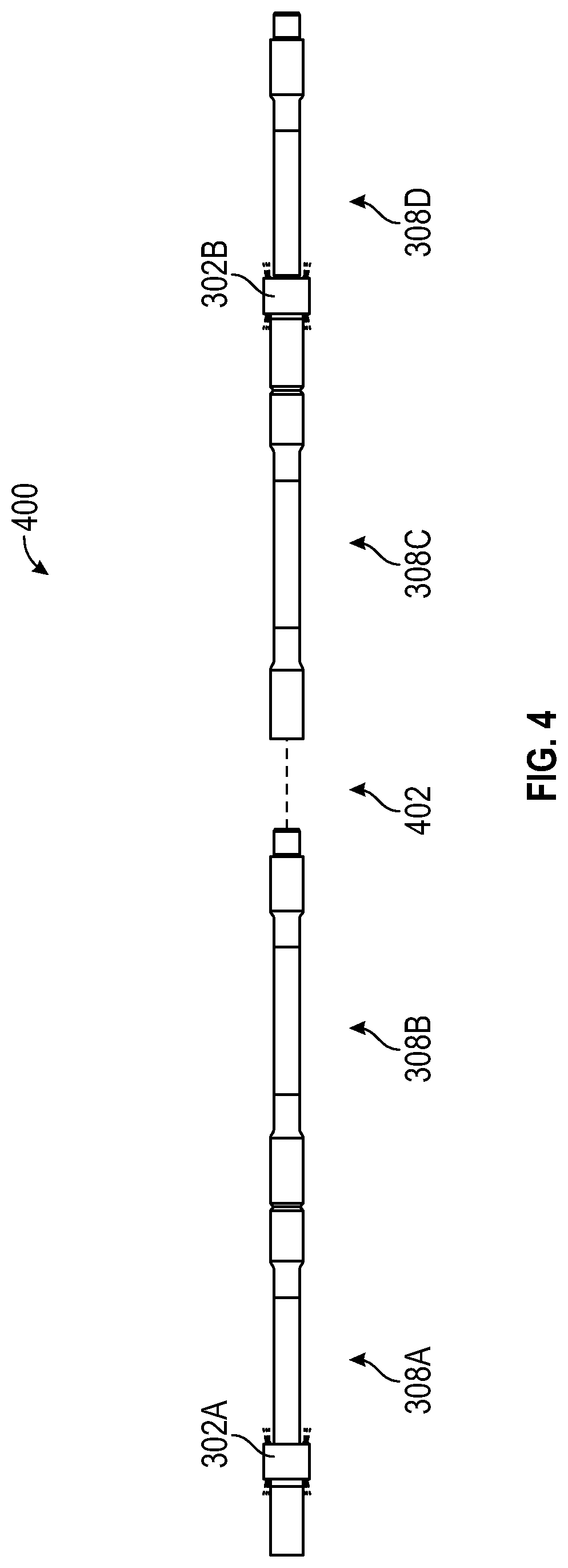 Patent US12104485 Figure 4 – Drilling system that measures the fluid level in a wellbore during drilling of the wellbore