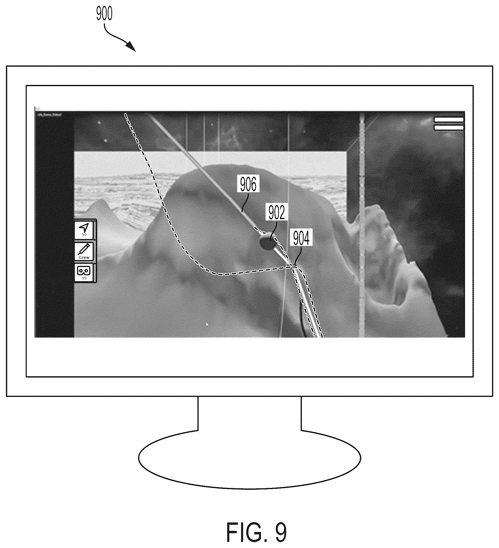 Patent US12104489 Figure 9 – Well path drilling trajectory and control for geosteering