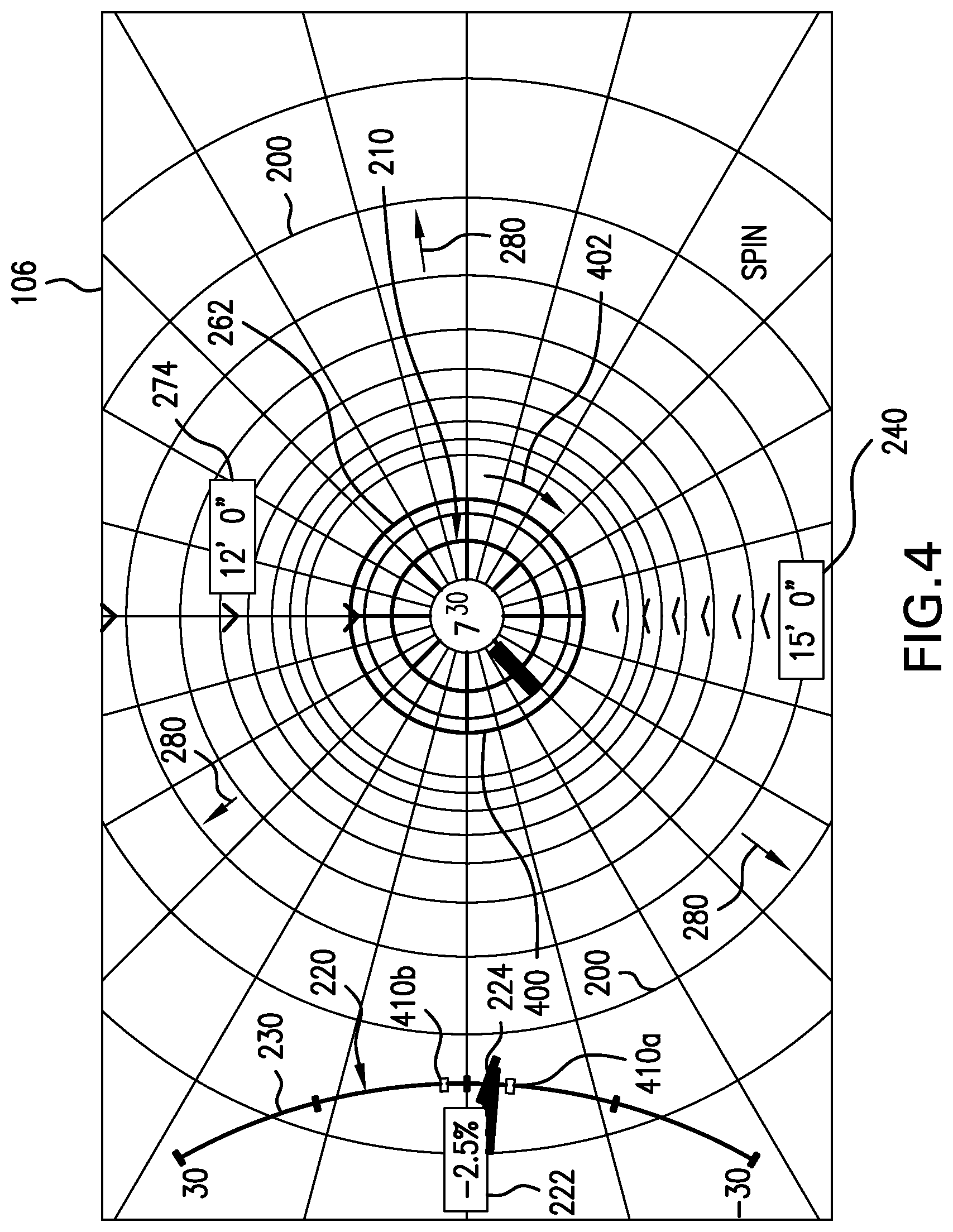 Patent US12104490 Figure 4 – Directional drilling target steering apparatus and method